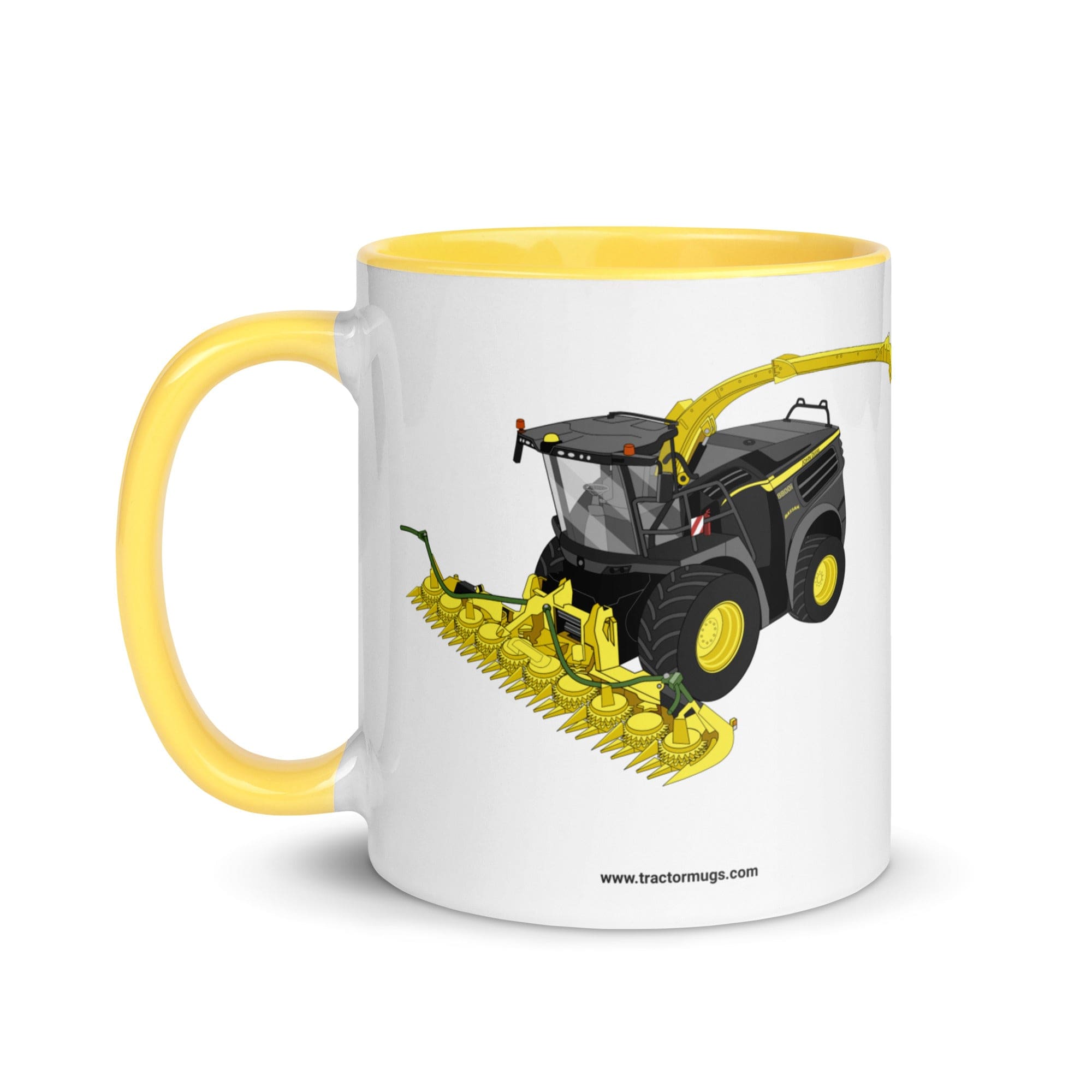 The Tractor Mugs Store John Deere 8800 Black Beauty Silage Harvester | Mug with Color Inside Quality Farmers Merch