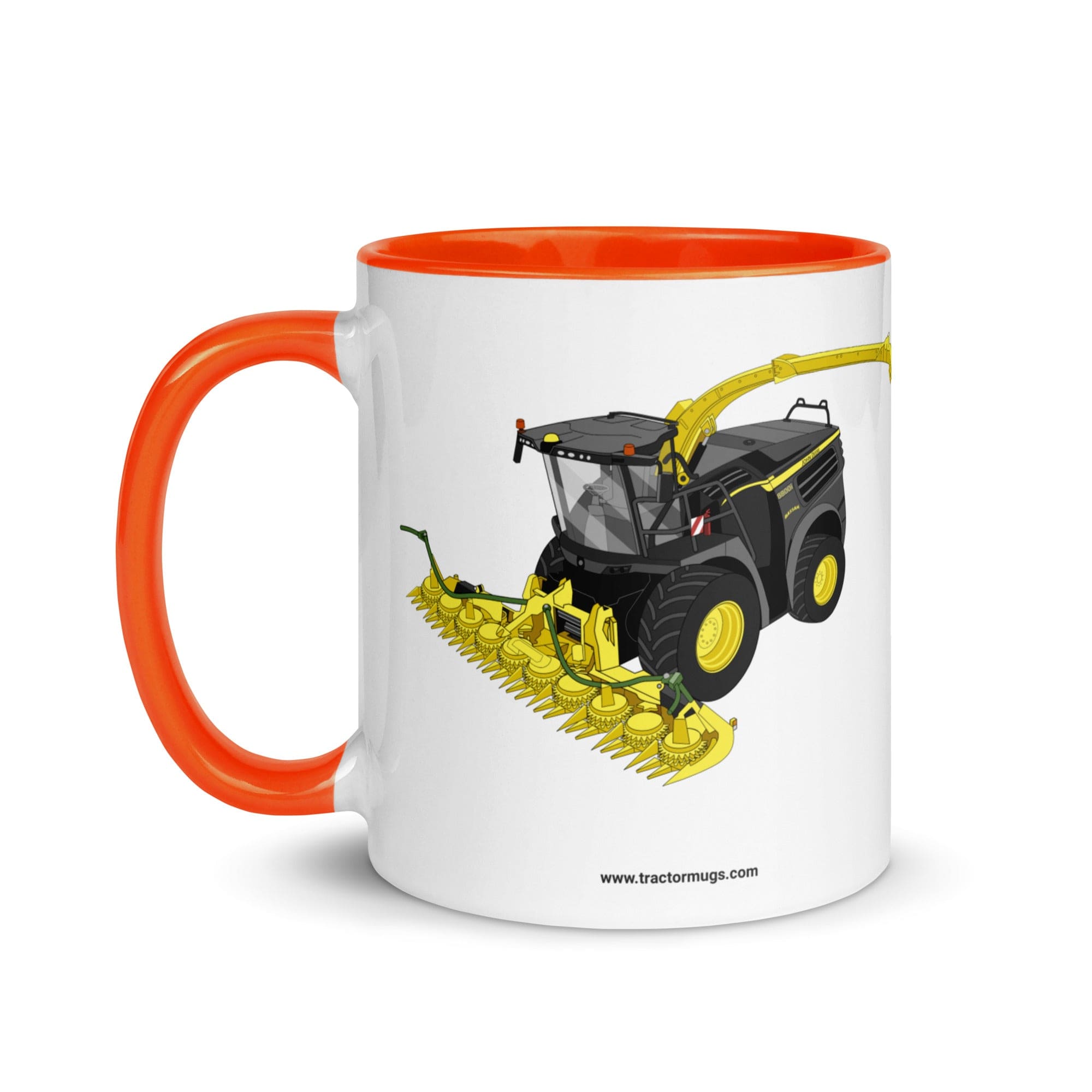 The Tractor Mugs Store John Deere 8800 Black Beauty Silage Harvester | Mug with Color Inside Quality Farmers Merch