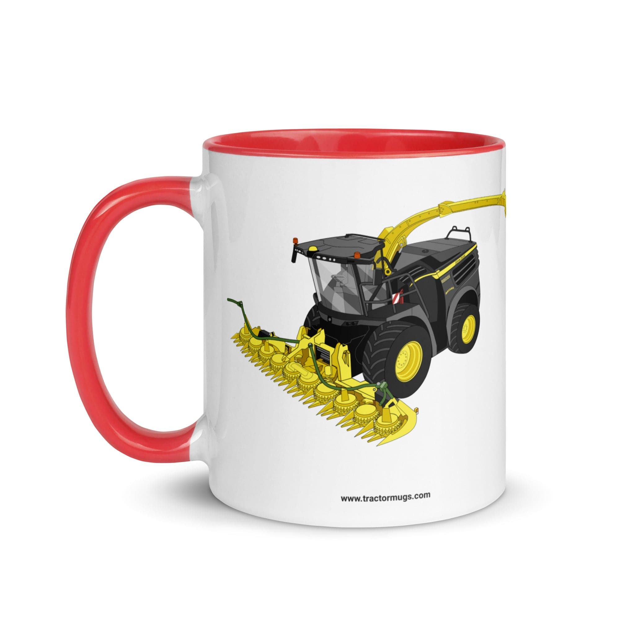 The Tractor Mugs Store John Deere 8800 Black Beauty Silage Harvester | Mug with Color Inside Quality Farmers Merch