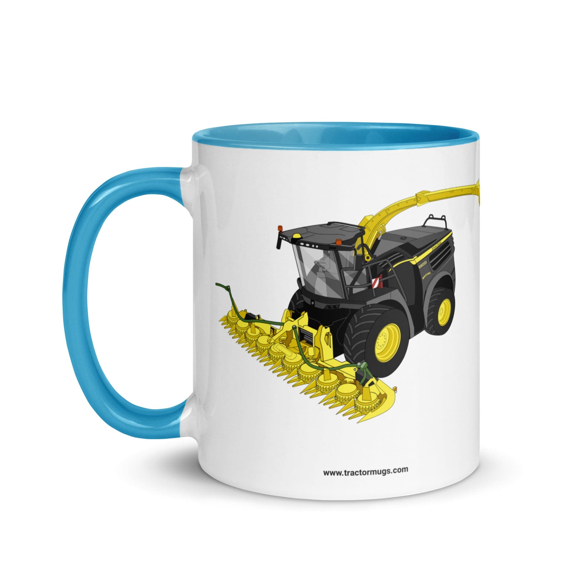 The Tractor Mugs Store John Deere 8800 Black Beauty Silage Harvester | Mug with Color Inside Quality Farmers Merch