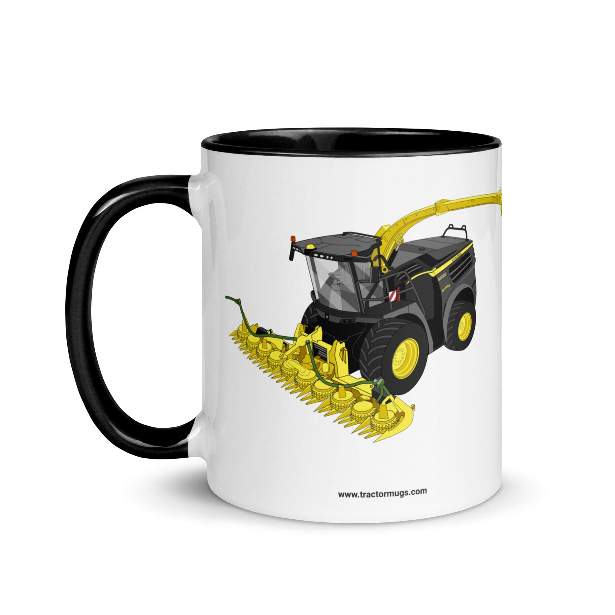 The Tractor Mugs Store John Deere 8800 Black Beauty Silage Harvester | Mug with Color Inside Quality Farmers Merch