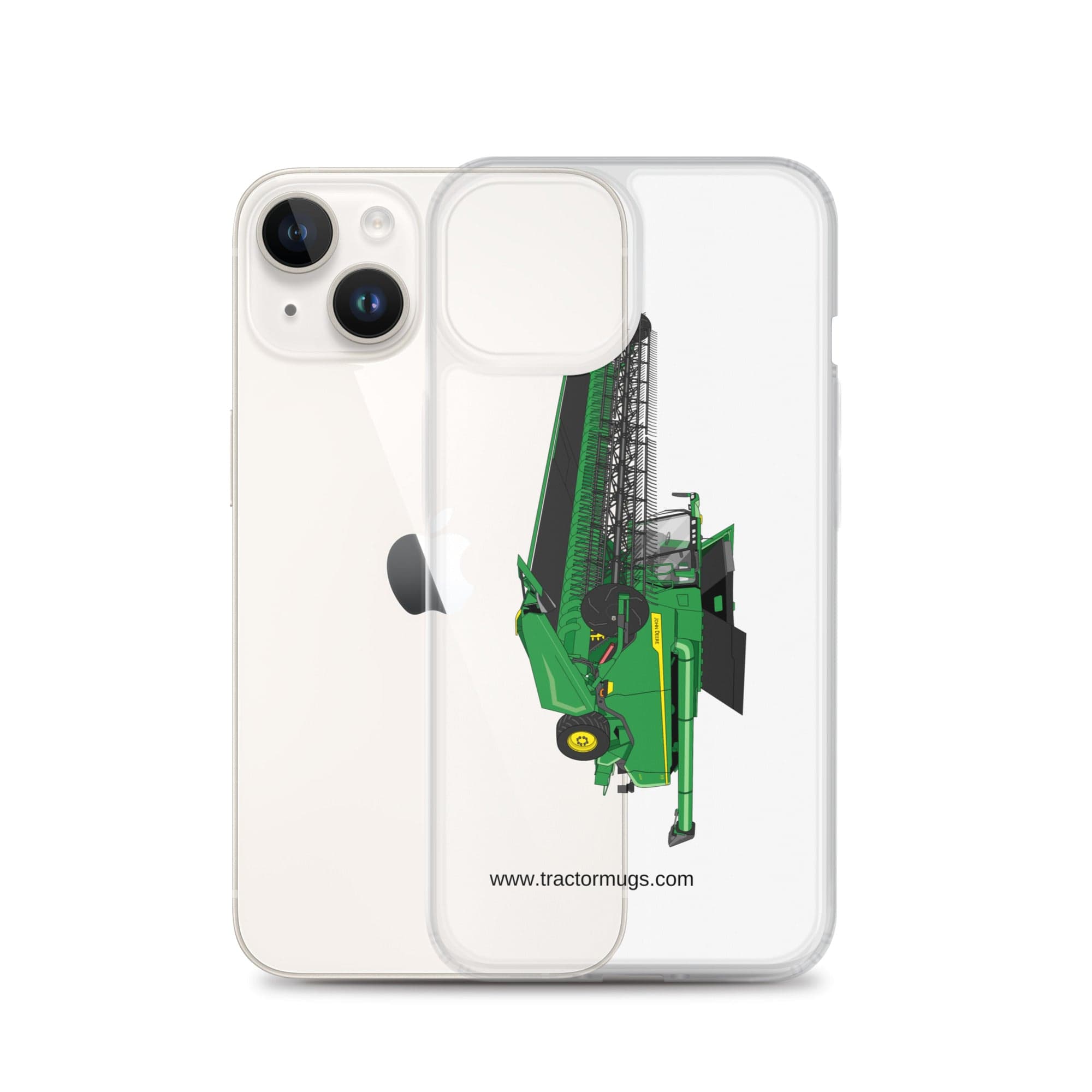 The Tractor Mugs Store John Deere X9 1100 Combine | Clear Case for iPhone® Quality Farmers Merch