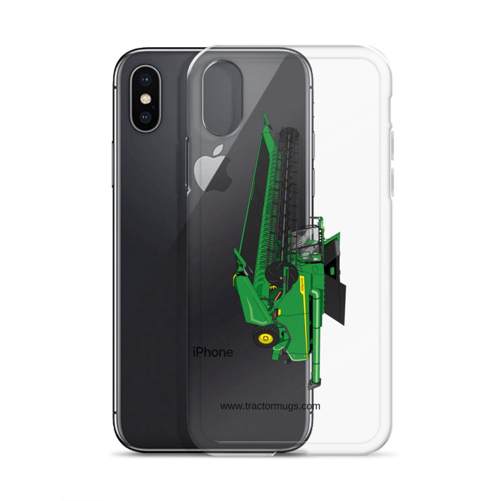 The Tractor Mugs Store John Deere X9 1100 Combine | Clear Case for iPhone® Quality Farmers Merch