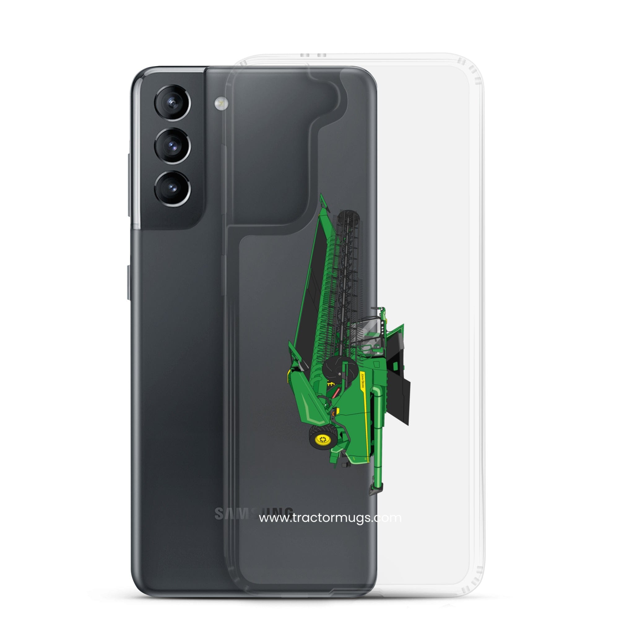 The Tractor Mugs Store John Deere X9 1100 Combine | Clear Case for Samsung® Quality Farmers Merch