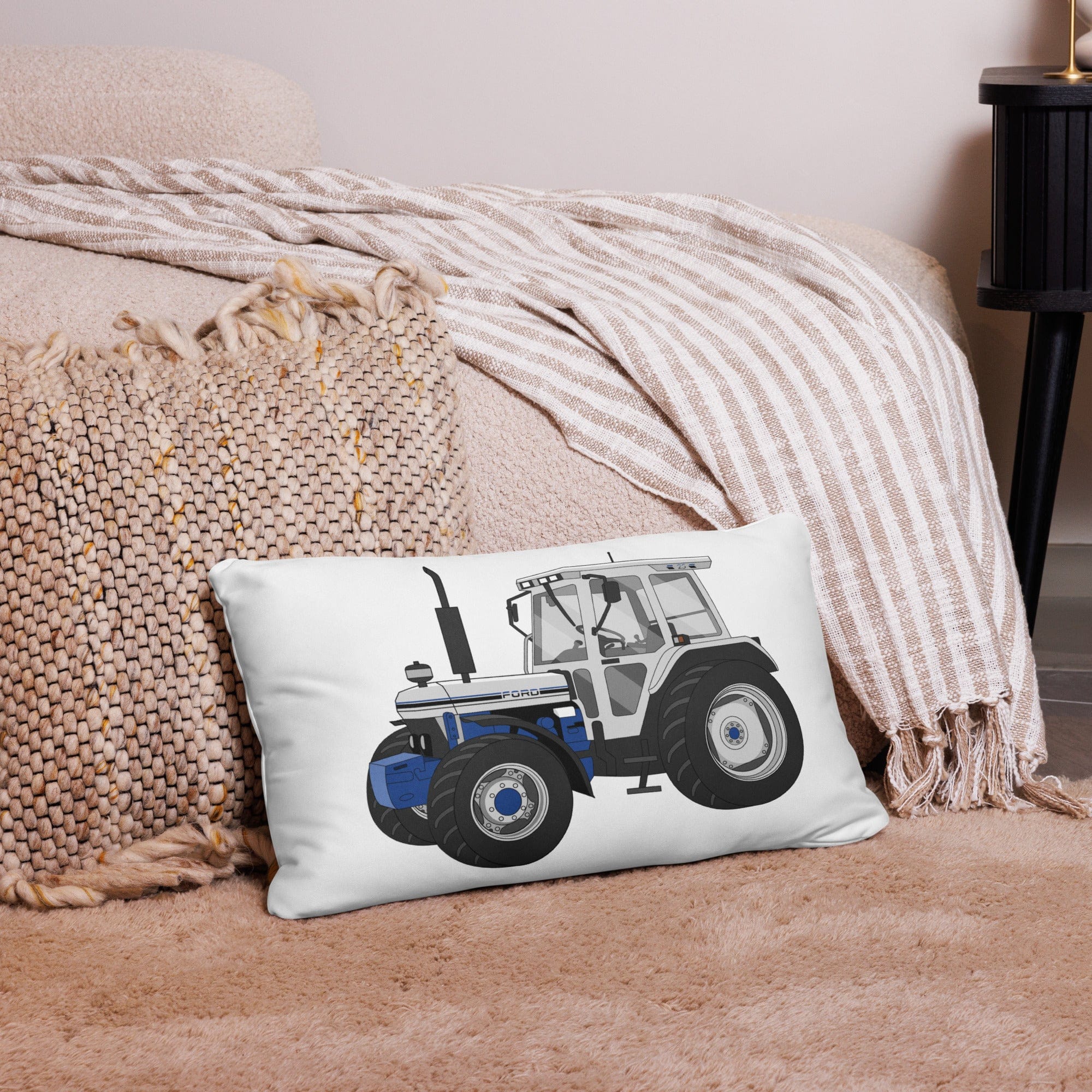 The Tractor Mugs Store Jubilee Edition Silver Tractor | Pillow Case Quality Farmers Merch