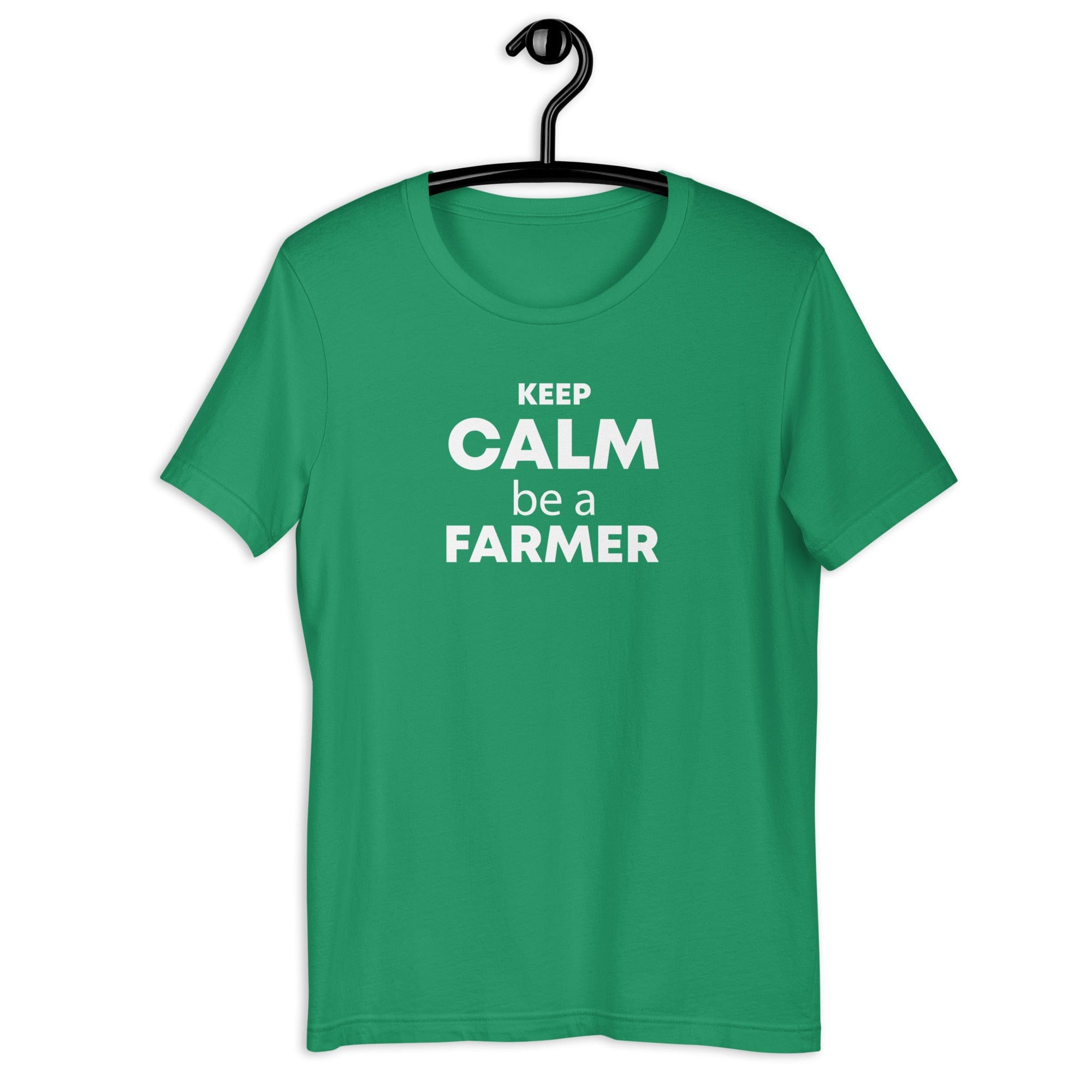 The Tractor Mugs Store Kelly / XS Keep Calm. Be a Farmer | Unisex t-shirt Quality Farmers Merch