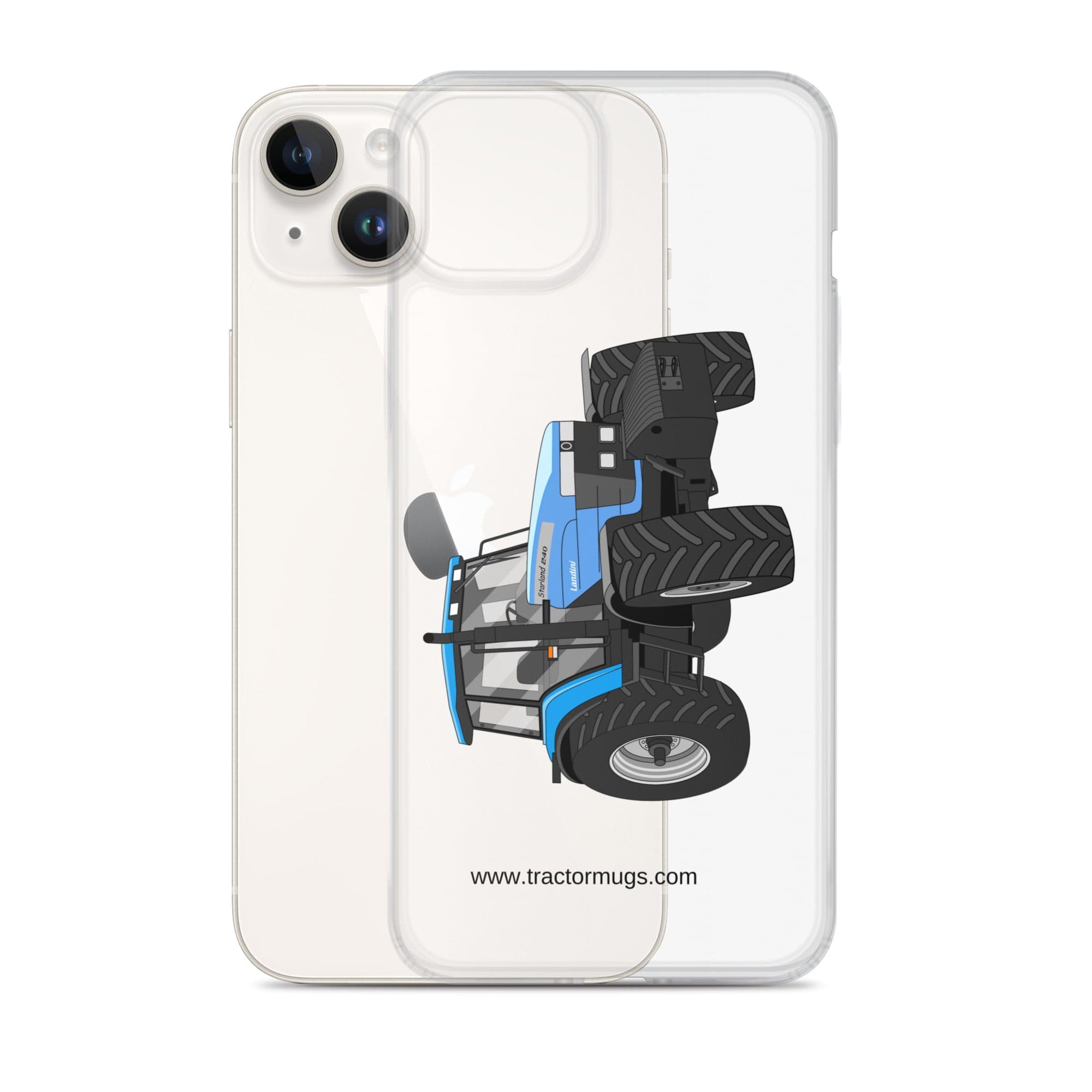 The Tractor Mugs Store Landini Starland 240 | Clear Case for iPhone® Quality Farmers Merch