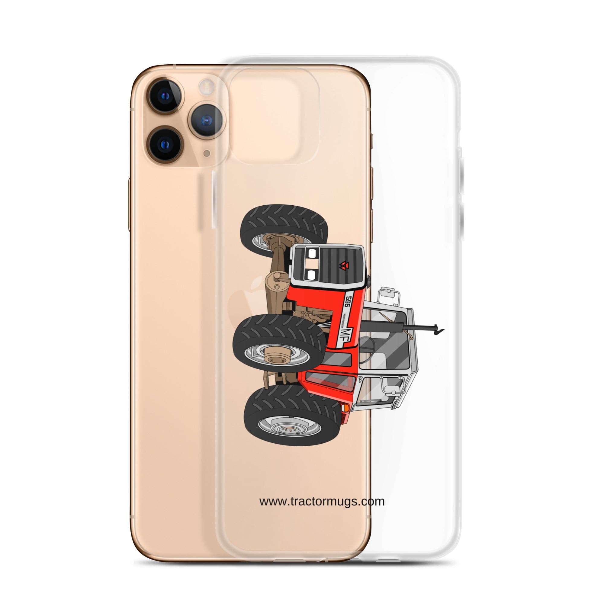 The Tractor Mugs Store Massey 595 | Clear Case for iPhone® Quality Farmers Merch