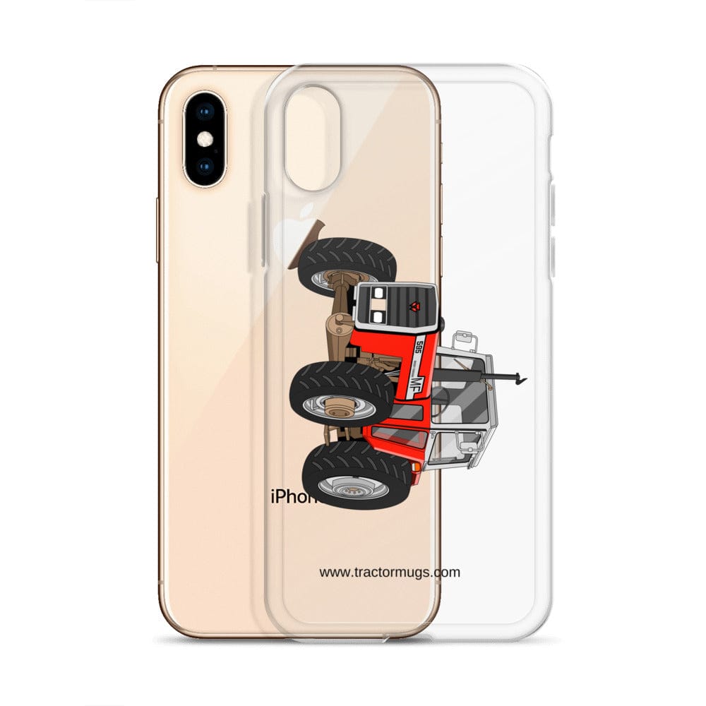 The Tractor Mugs Store Massey 595 | Clear Case for iPhone® Quality Farmers Merch