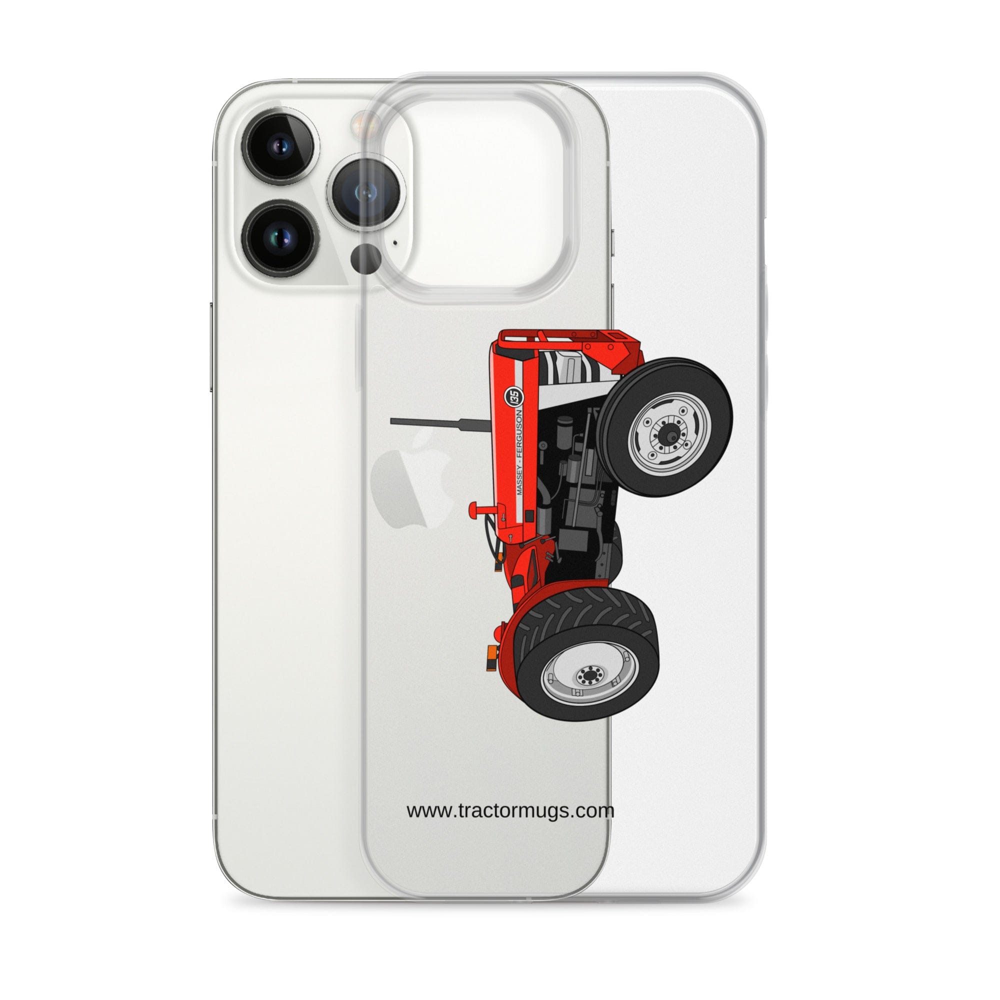 The Tractor Mugs Store Massey Ferguson 135 | Clear Case for iPhone® Quality Farmers Merch