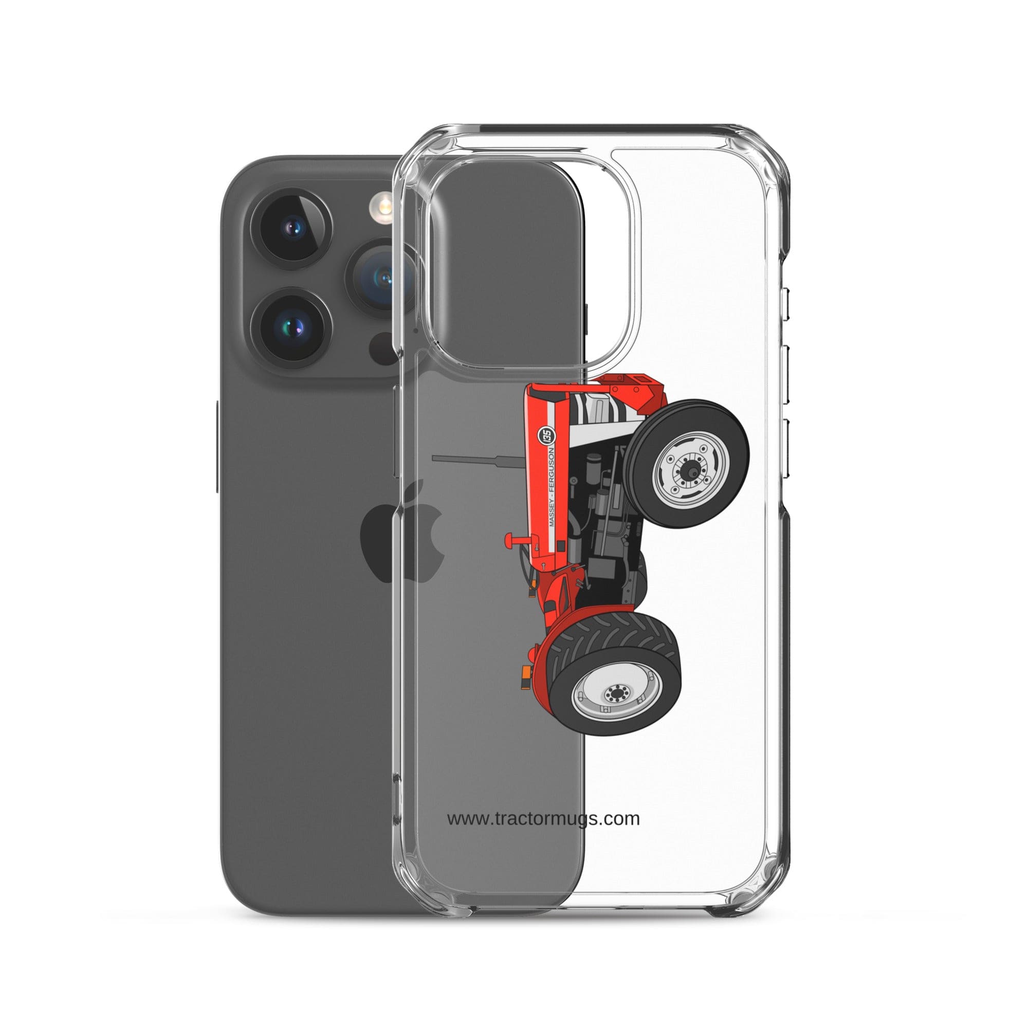 The Tractor Mugs Store Massey Ferguson 135 | Clear Case for iPhone® Quality Farmers Merch