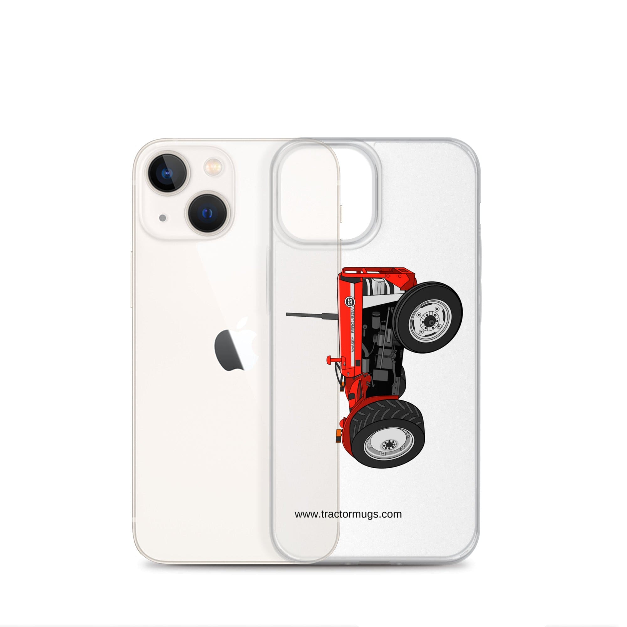 The Tractor Mugs Store Massey Ferguson 135 | Clear Case for iPhone® Quality Farmers Merch