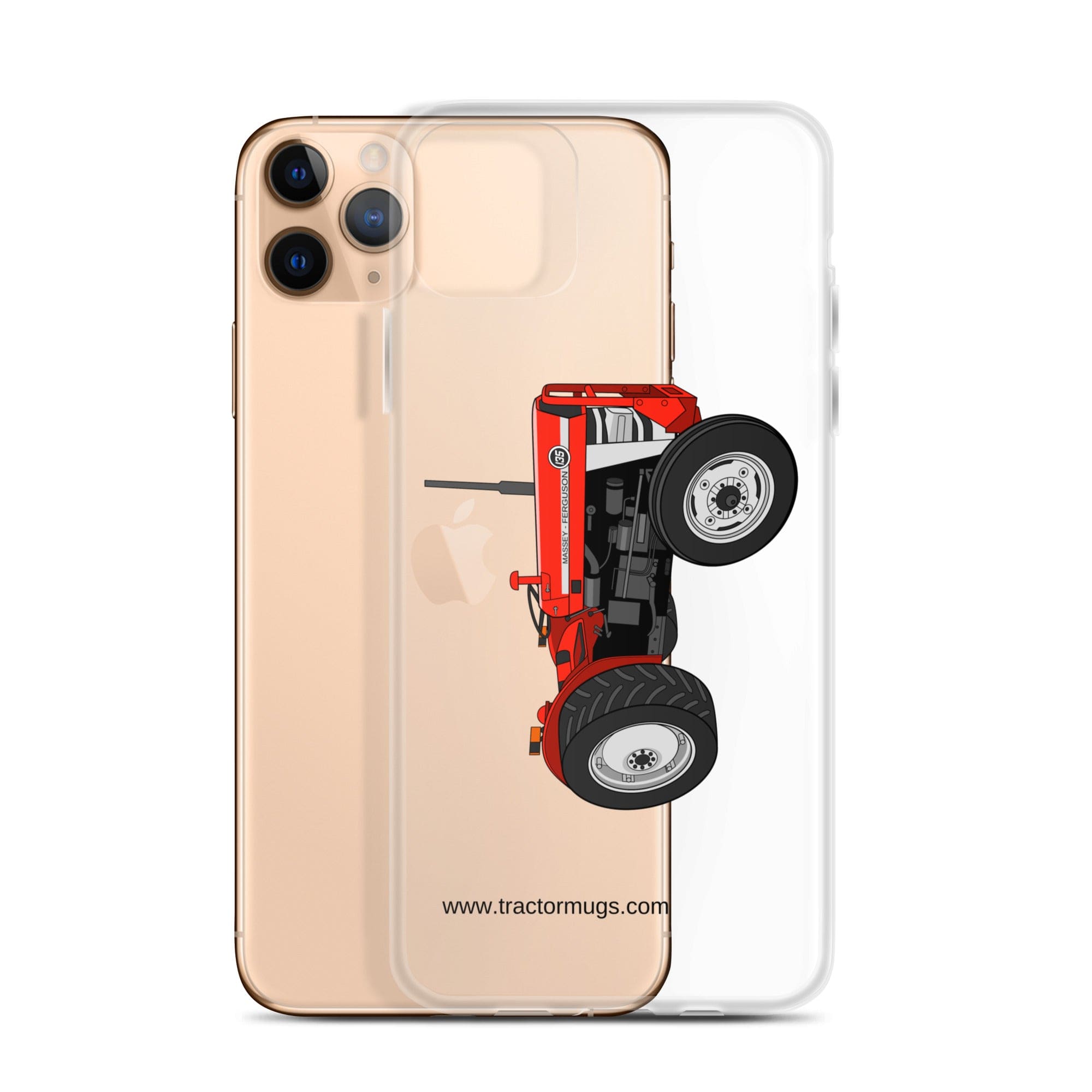 The Tractor Mugs Store Massey Ferguson 135 | Clear Case for iPhone® Quality Farmers Merch
