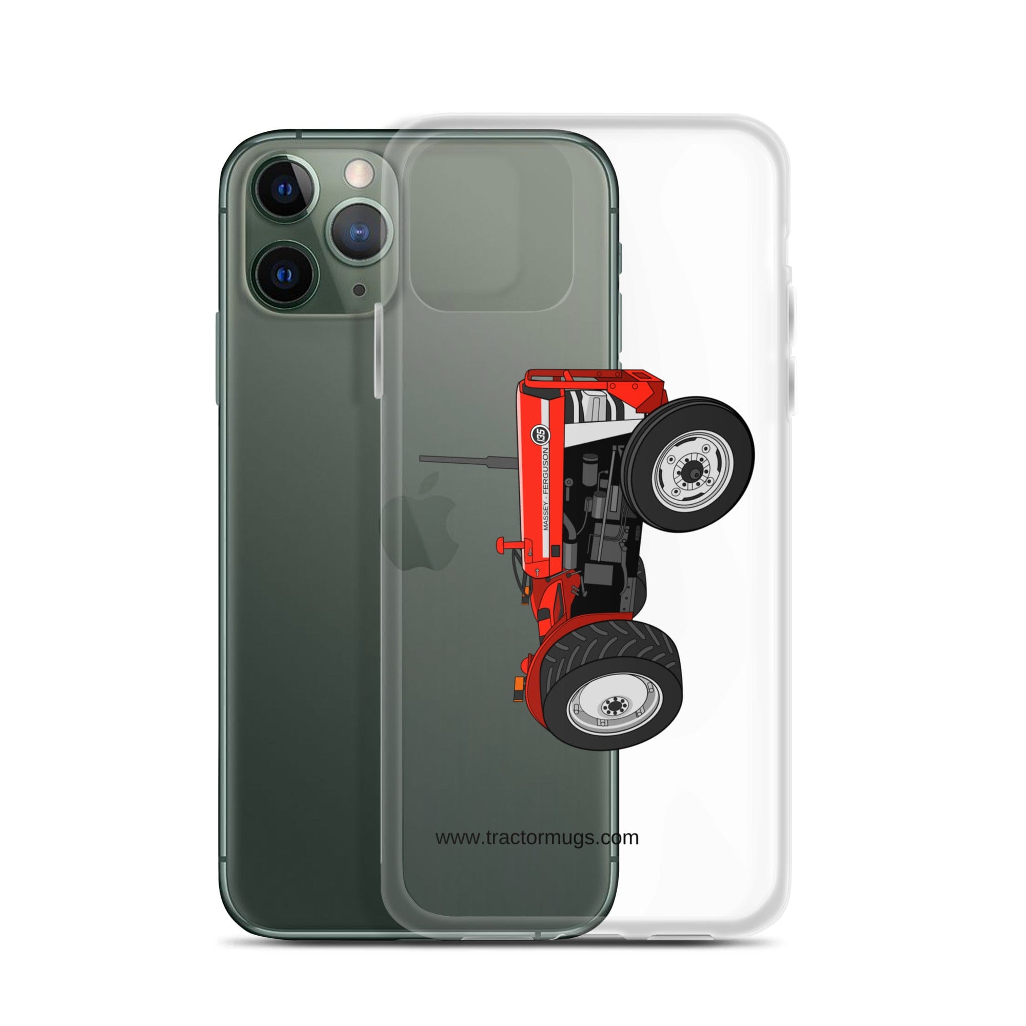 The Tractor Mugs Store Massey Ferguson 135 | Clear Case for iPhone® Quality Farmers Merch
