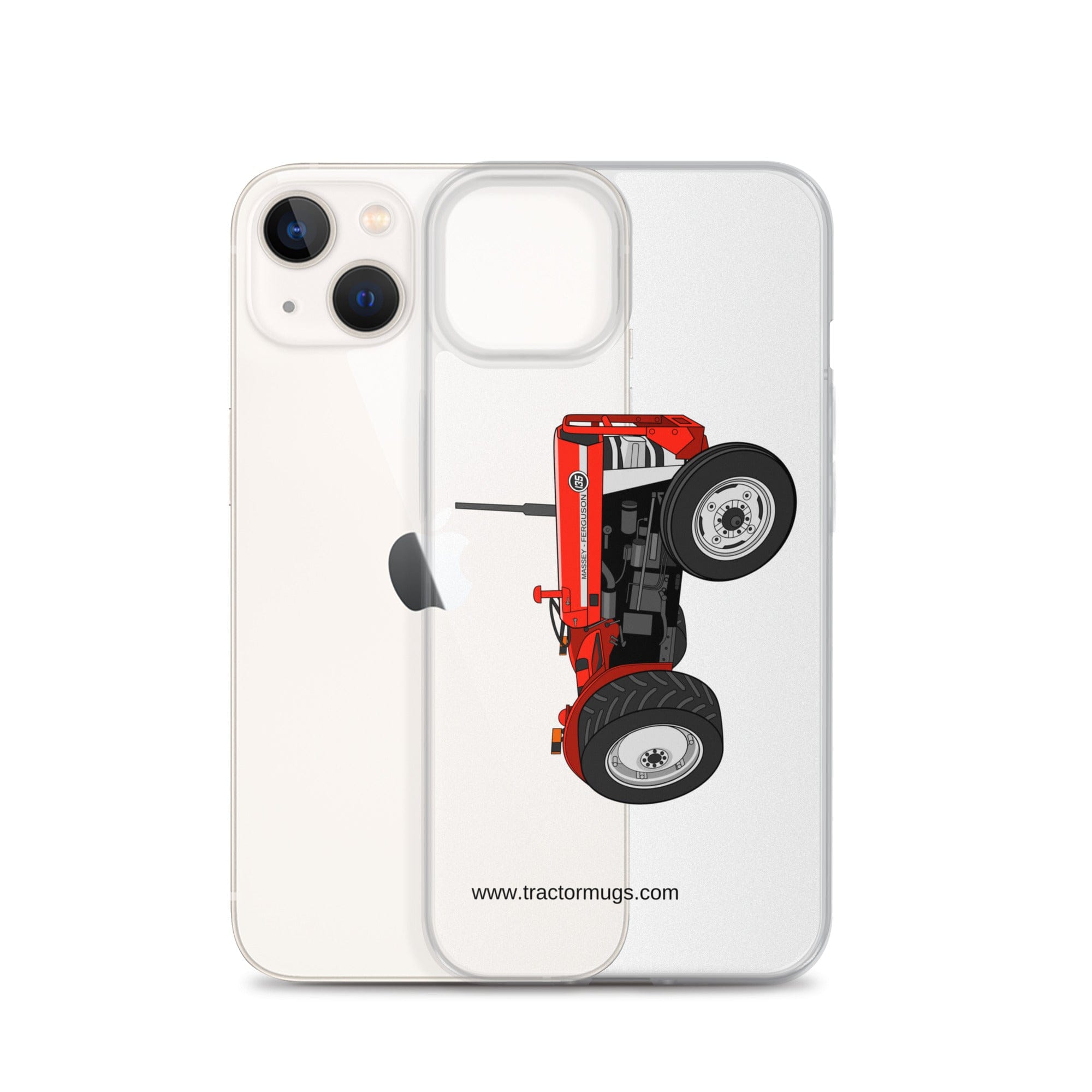 The Tractor Mugs Store Massey Ferguson 135 | Clear Case for iPhone® Quality Farmers Merch