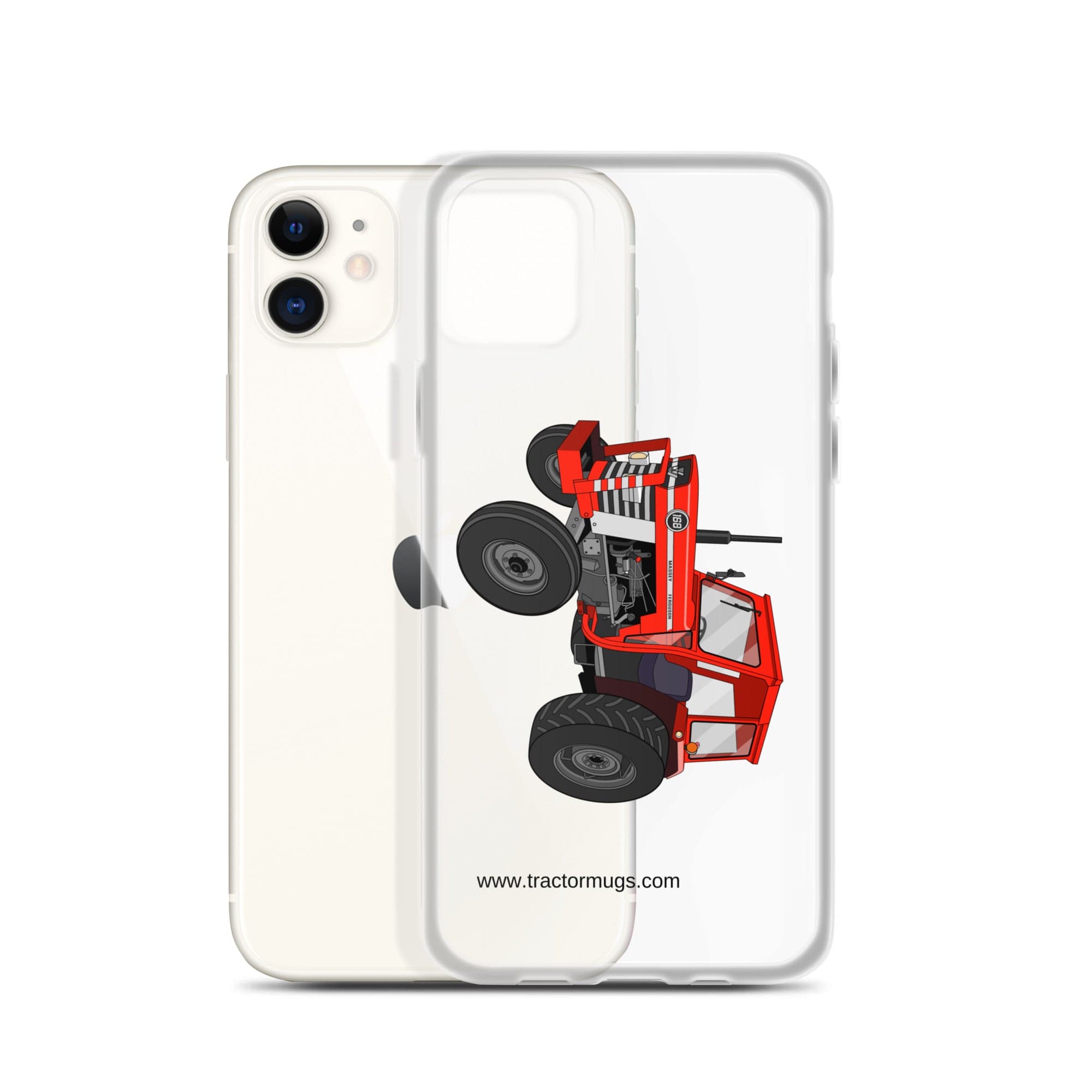 The Tractor Mugs Store Massey Ferguson 168 | Clear Case for iPhone® Quality Farmers Merch