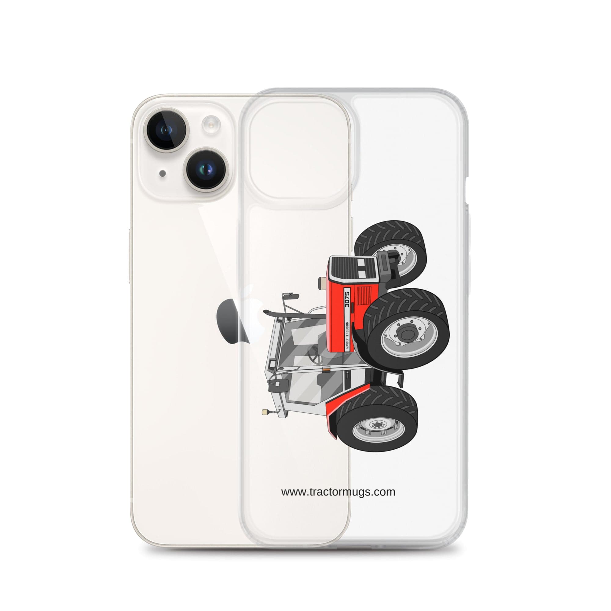 The Tractor Mugs Store Massey Ferguson 3075 | Clear Case for iPhone® Quality Farmers Merch
