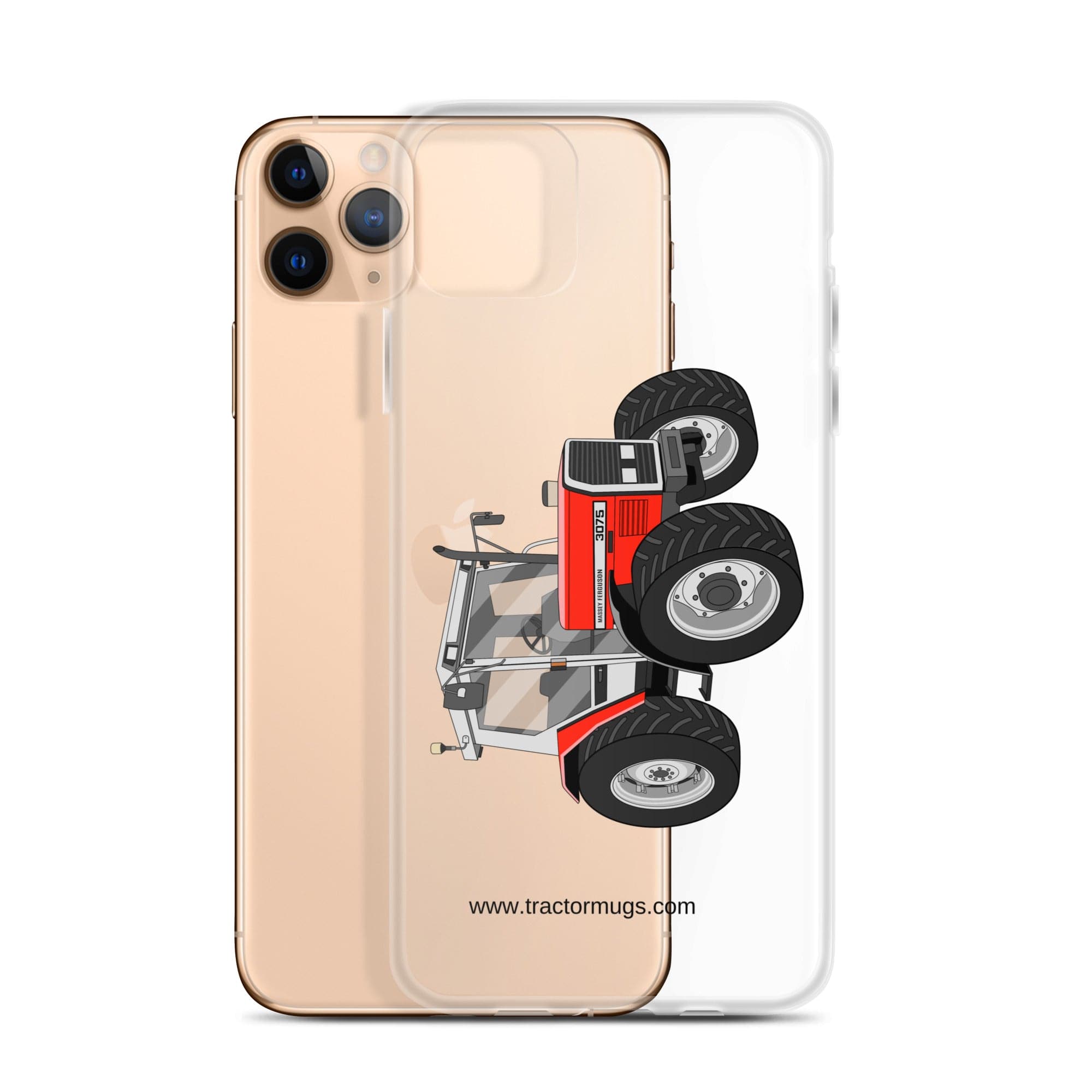 The Tractor Mugs Store Massey Ferguson 3075 | Clear Case for iPhone® Quality Farmers Merch
