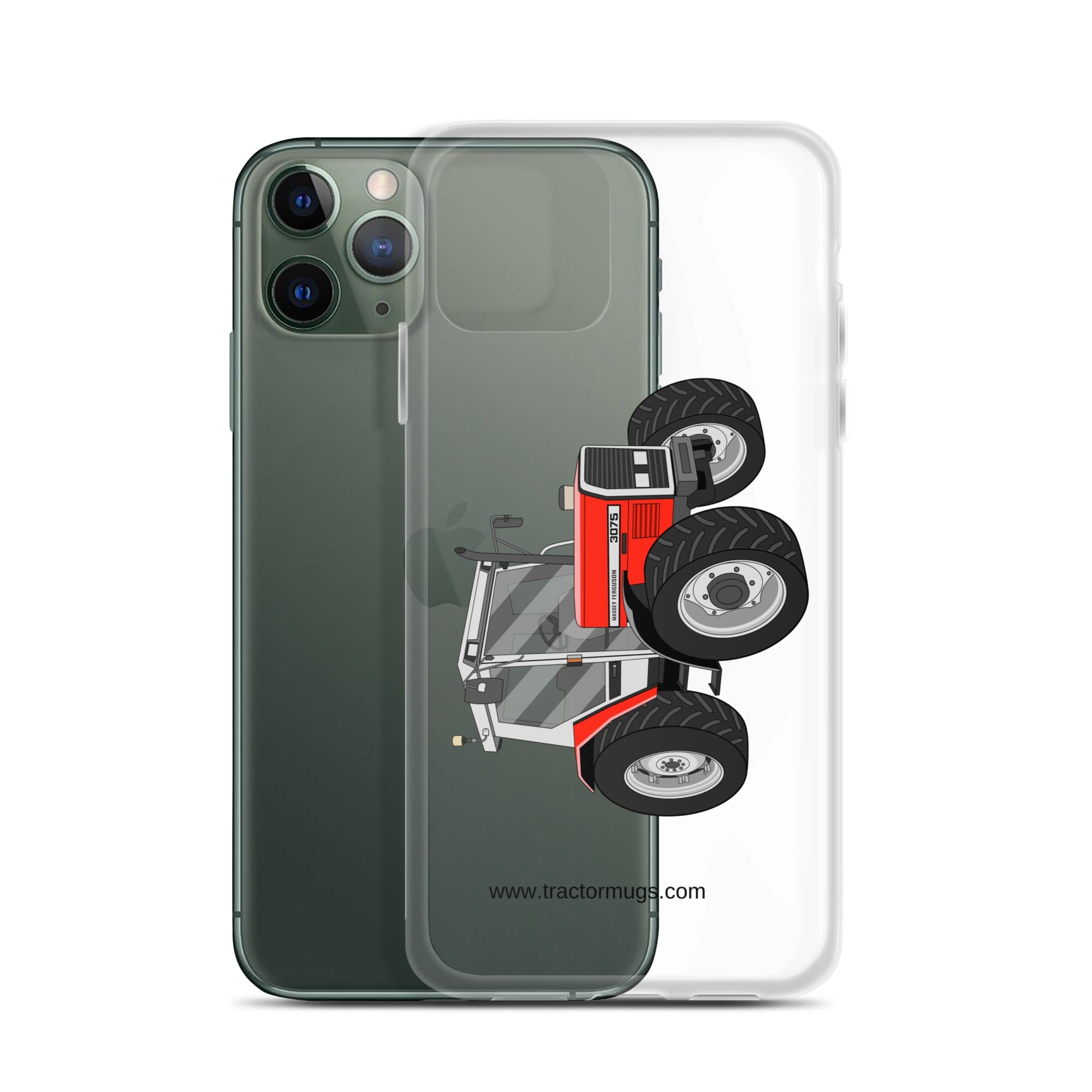 The Tractor Mugs Store Massey Ferguson 3075 | Clear Case for iPhone® Quality Farmers Merch