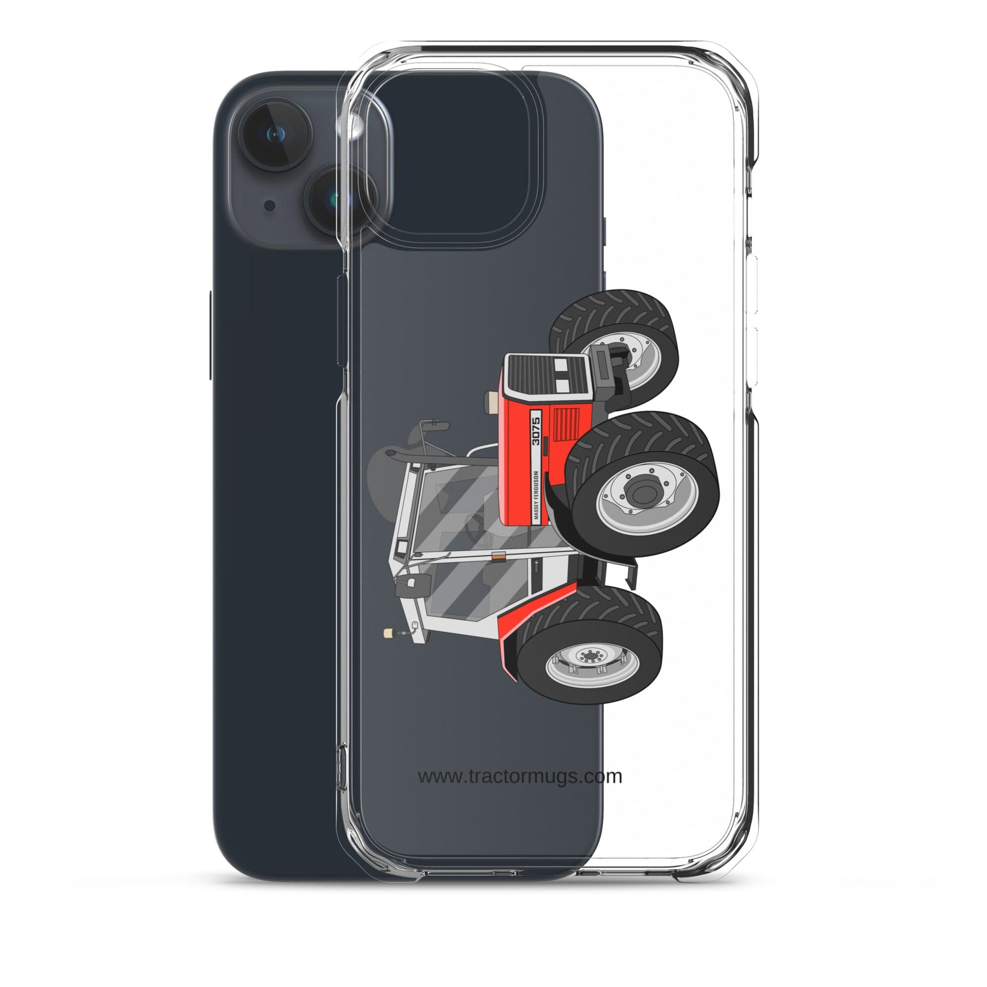 The Tractor Mugs Store Massey Ferguson 3075 | Clear Case for iPhone® Quality Farmers Merch