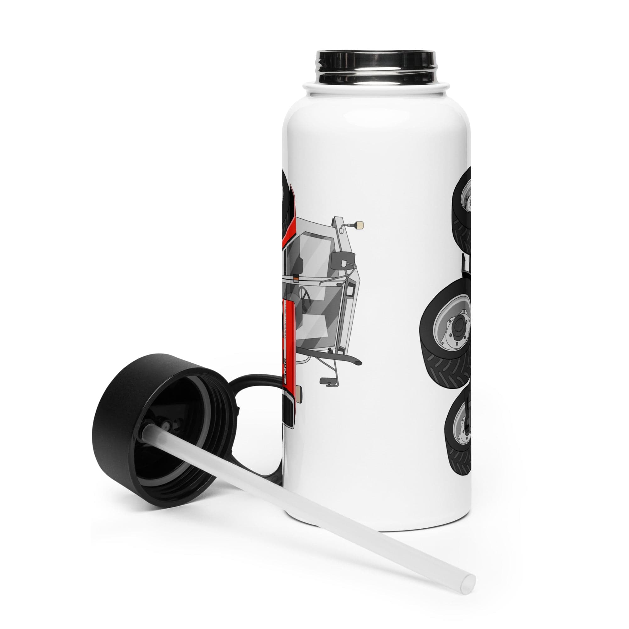 The Tractor Mugs Store Massey Ferguson 3075 | Stainless Steel Water Bottle Quality Farmers Merch