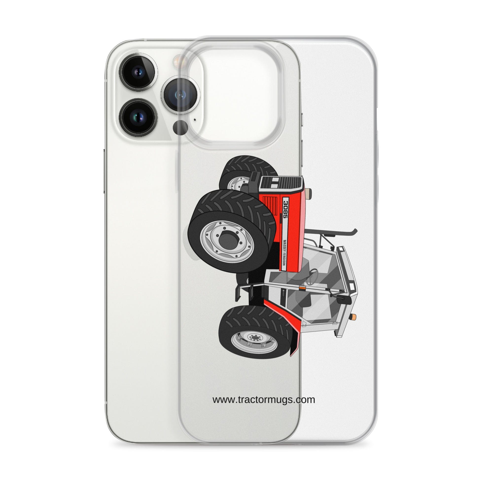 The Tractor Mugs Store Massey Ferguson 3085 | Clear Case for iPhone® Quality Farmers Merch