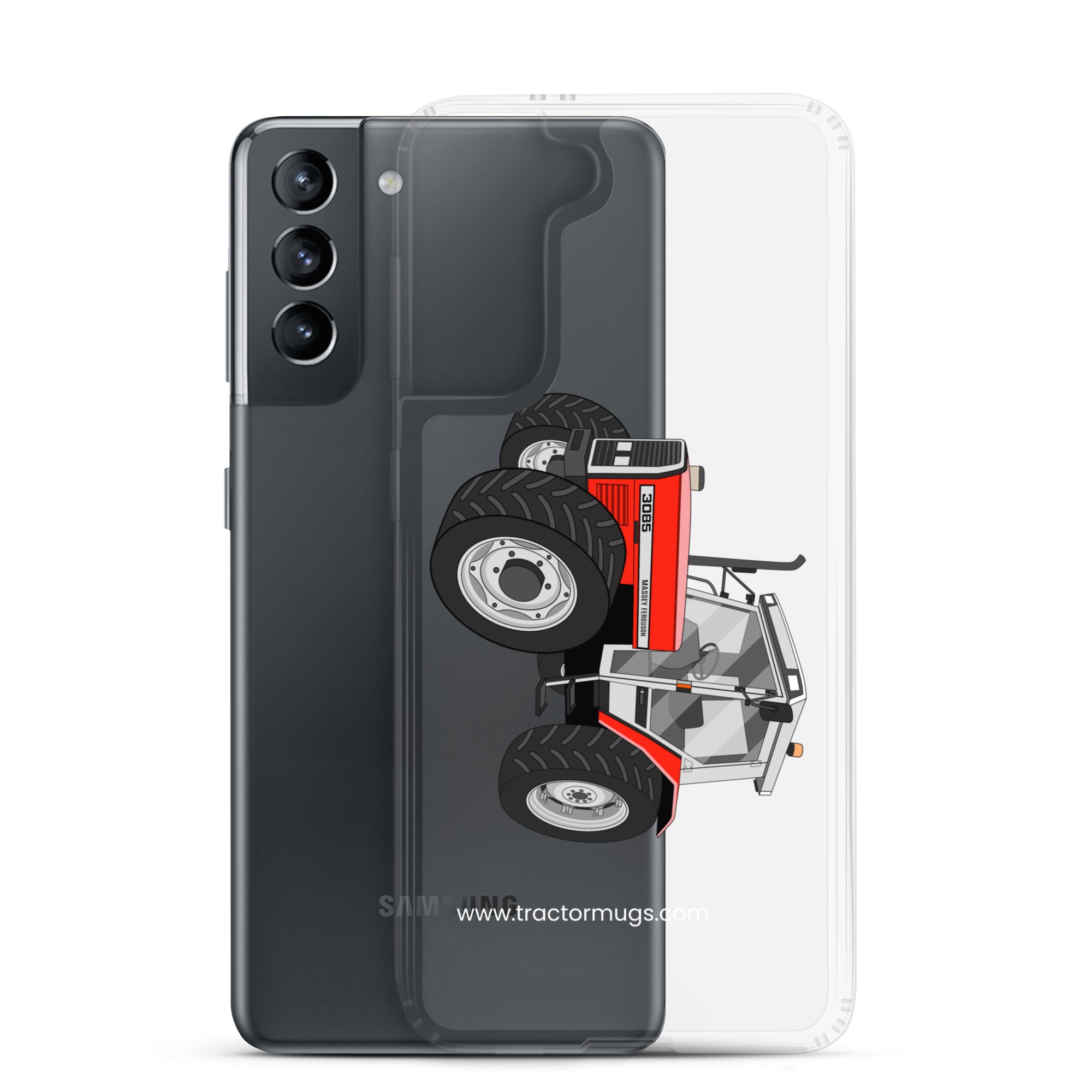 The Tractor Mugs Store Massey Ferguson 3085 | Clear Case for Samsung® Quality Farmers Merch