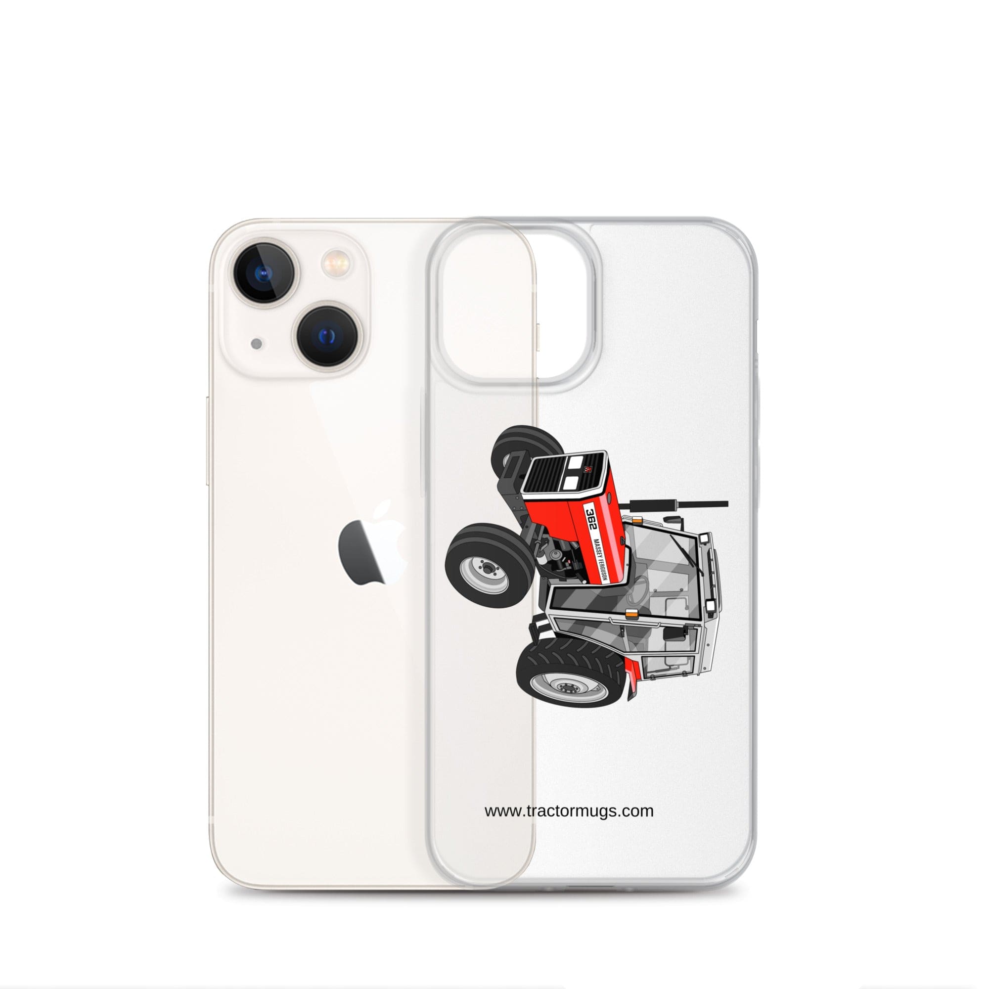The Tractor Mugs Store Massey Ferguson 362 | Clear Case for iPhone® Quality Farmers Merch