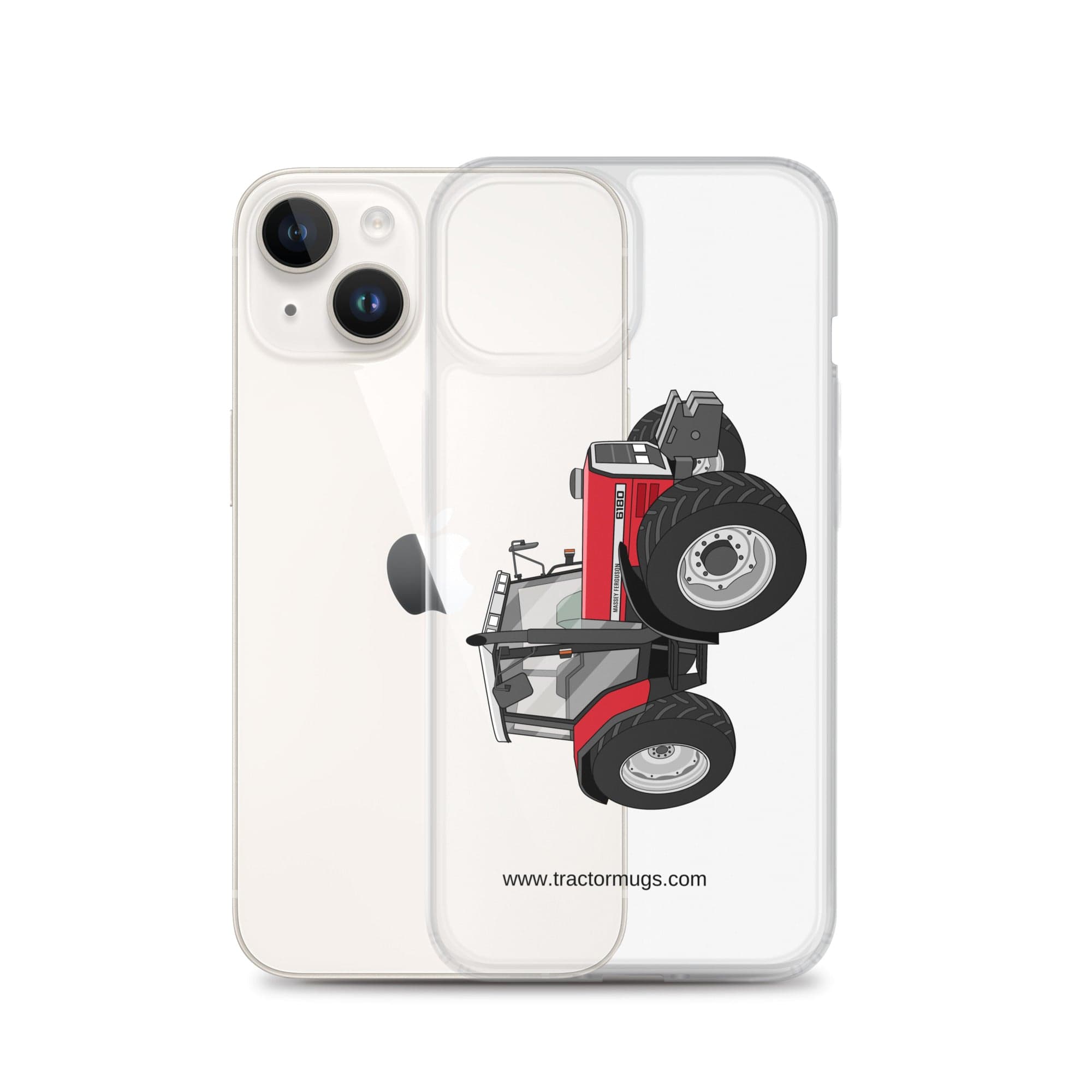 The Tractor Mugs Store Massey Ferguson 6180 | Clear Case for iPhone® Quality Farmers Merch