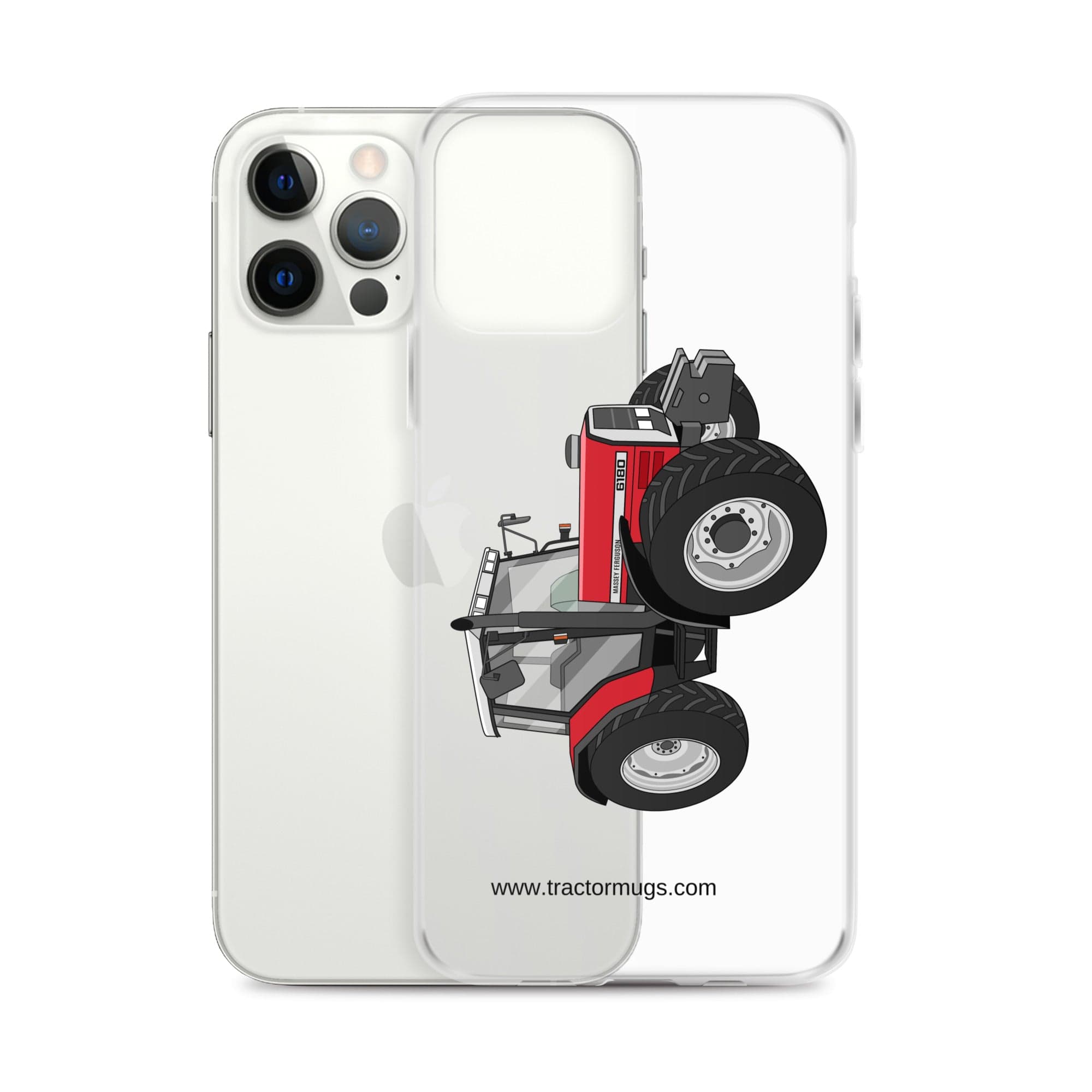 The Tractor Mugs Store Massey Ferguson 6180 | Clear Case for iPhone® Quality Farmers Merch