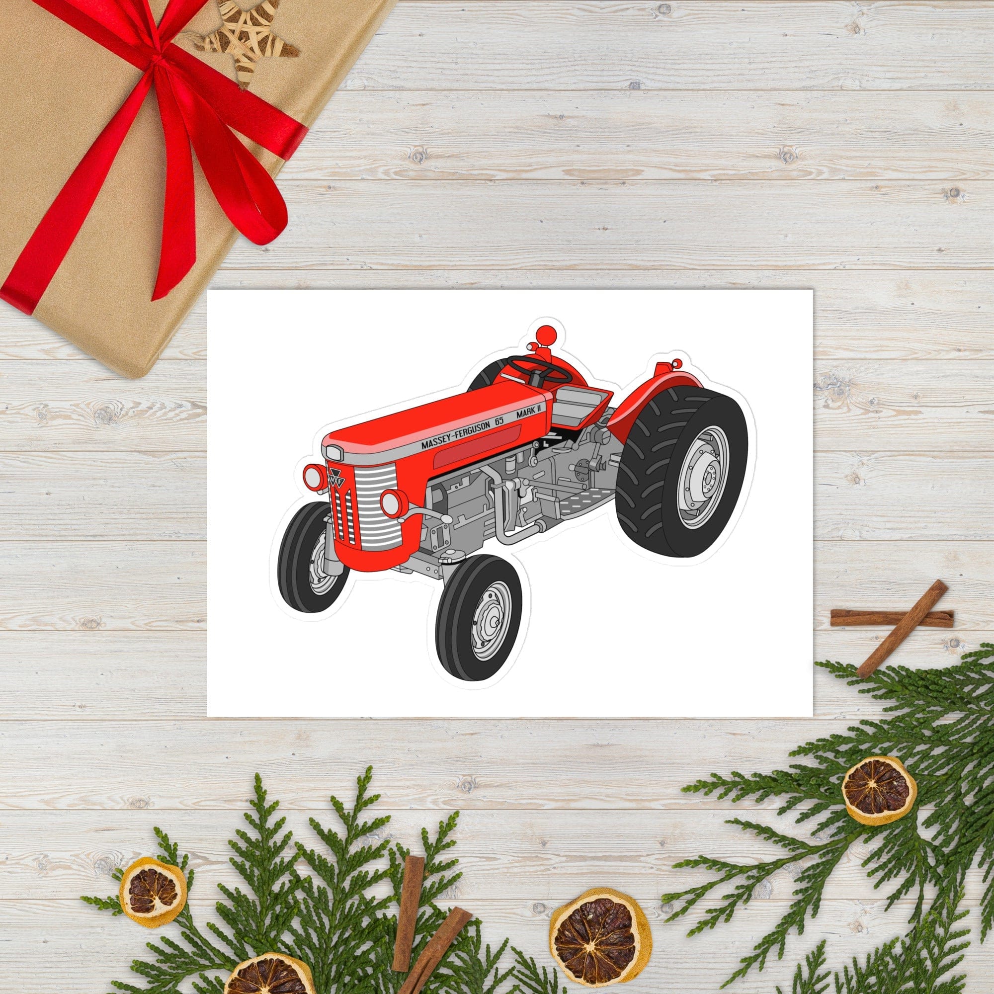 The Tractor Mugs Store Massey-Ferguson 65 Mark II | Sticker sheet Quality Farmers Merch