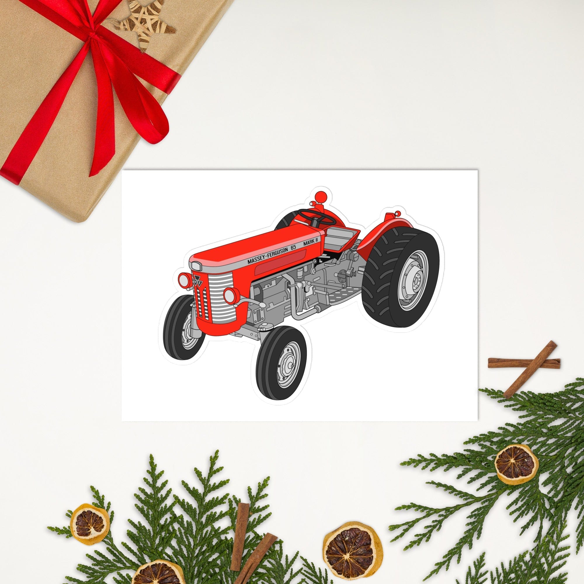 The Tractor Mugs Store Massey-Ferguson 65 Mark II | Sticker sheet Quality Farmers Merch