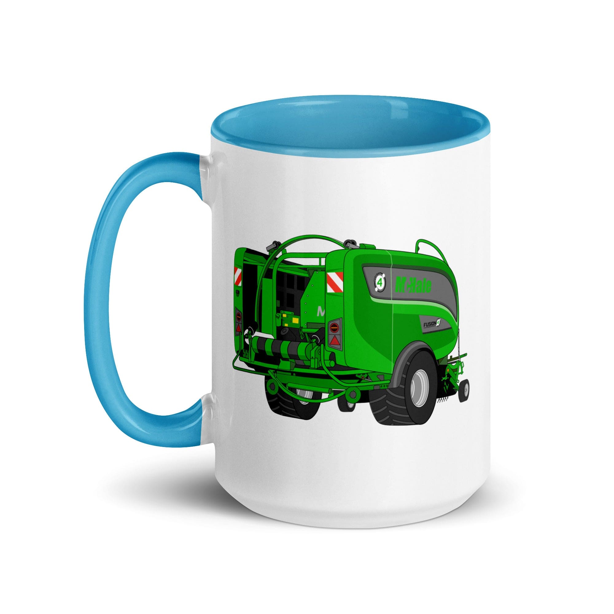 The Tractor Mugs Store Mc Hale Fusion 2 Mug with Color Inside Quality Farmers Merch