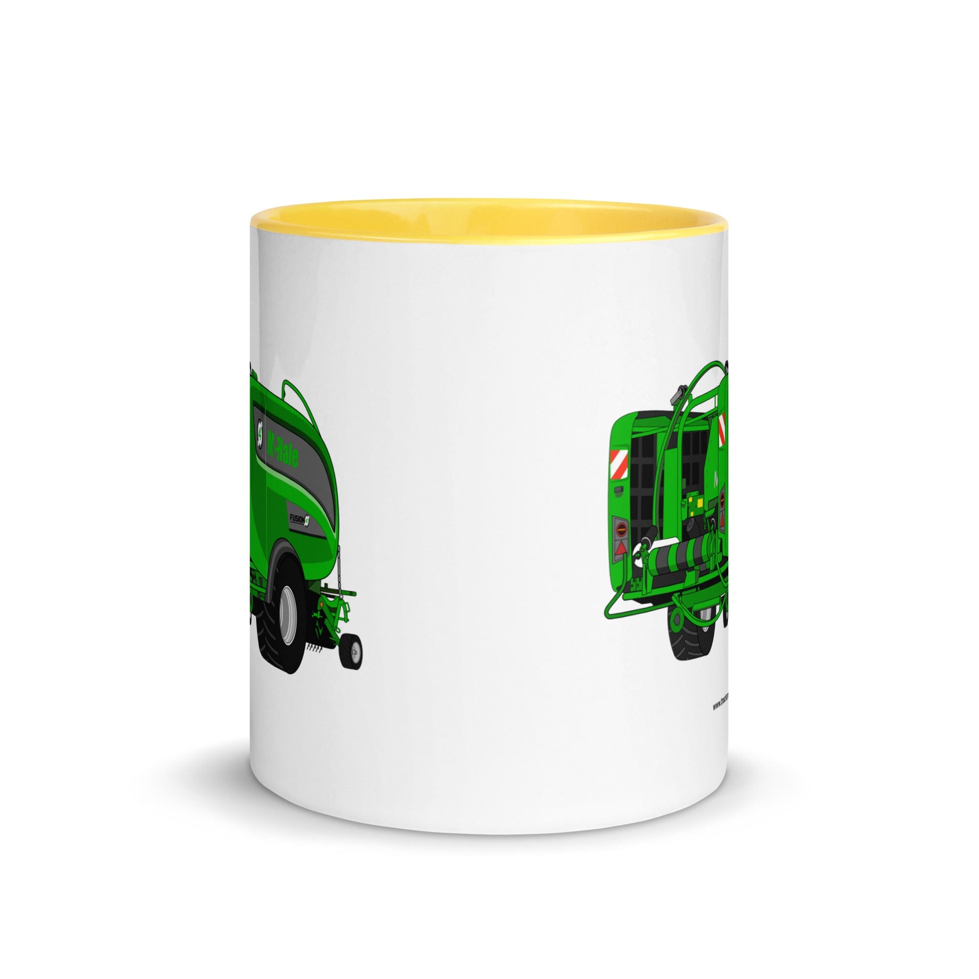 The Tractor Mugs Store Mc Hale Fusion 2 Mug with Color Inside Quality Farmers Merch