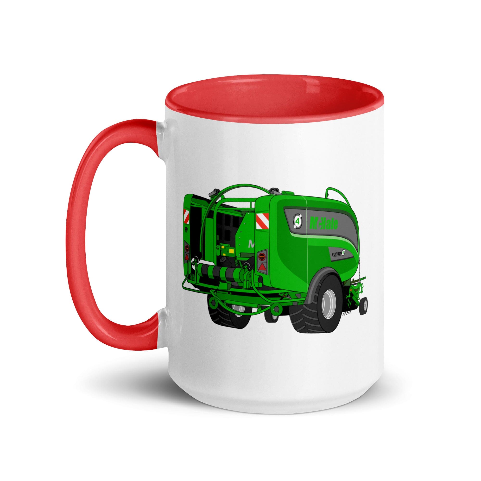 The Tractor Mugs Store Mc Hale Fusion 2 Mug with Color Inside Quality Farmers Merch