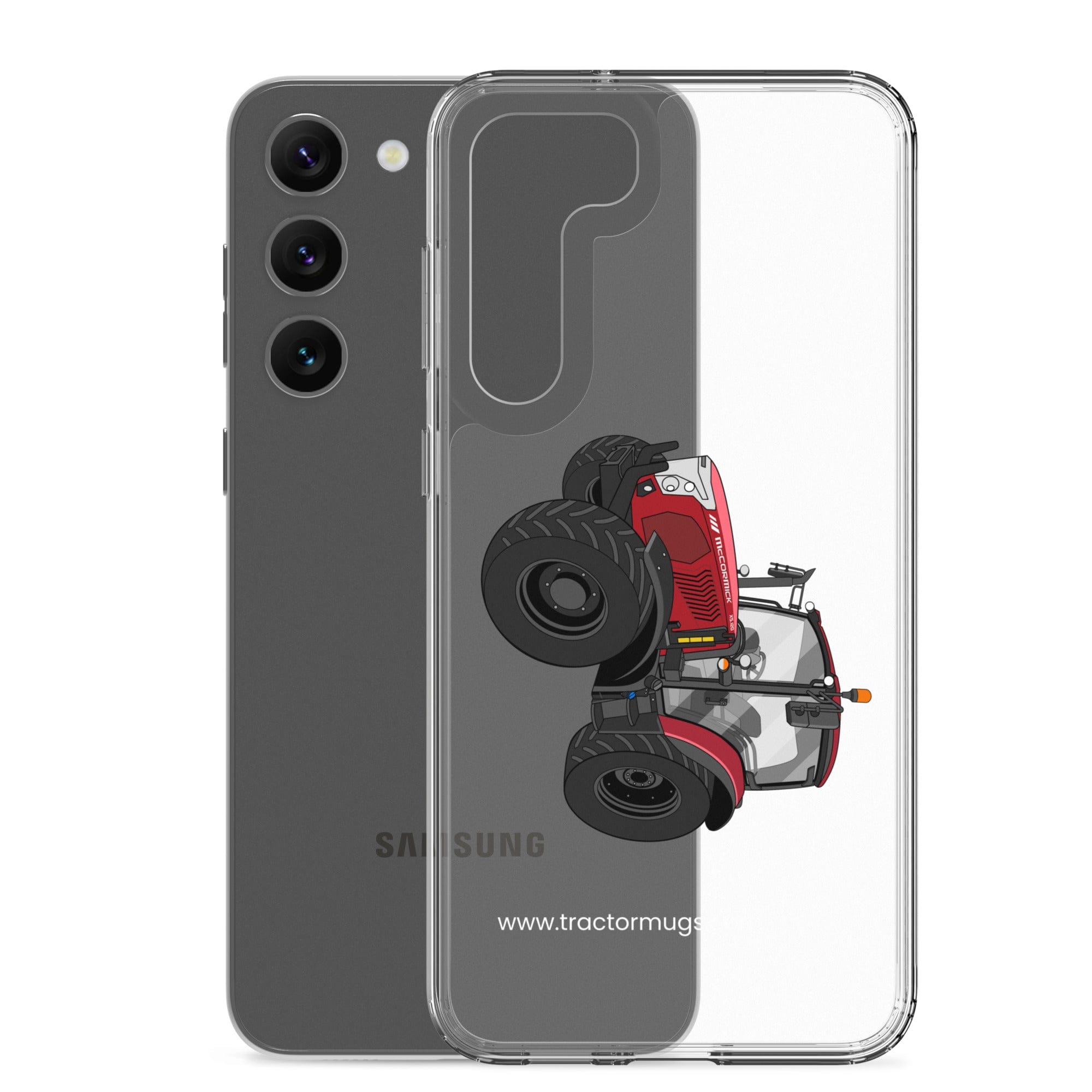 The Tractor Mugs Store McCormick X5 120 | Clear Case for SamsungĀ® Quality Farmers Merch