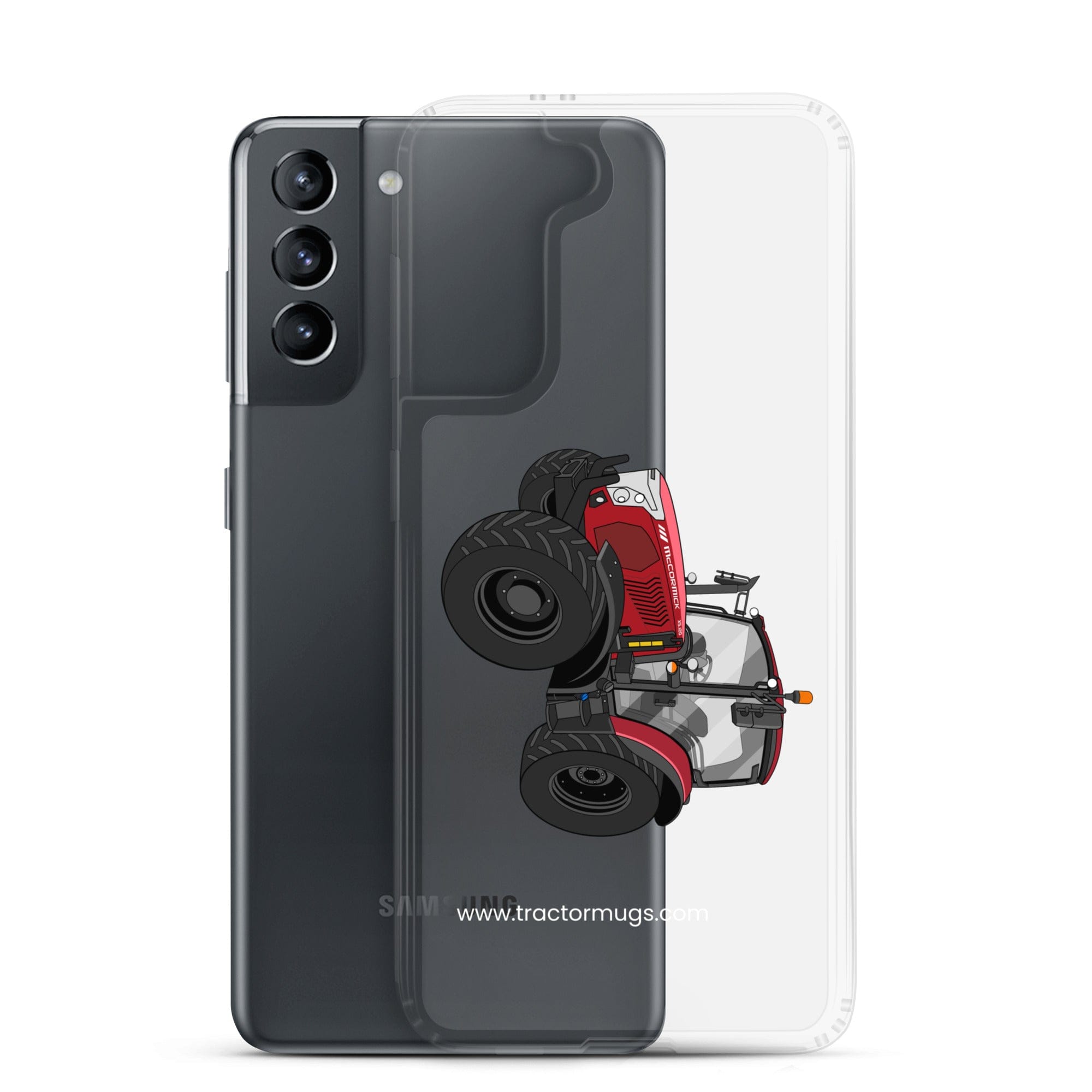 The Tractor Mugs Store McCormick X5 120 | Clear Case for SamsungĀ® Quality Farmers Merch