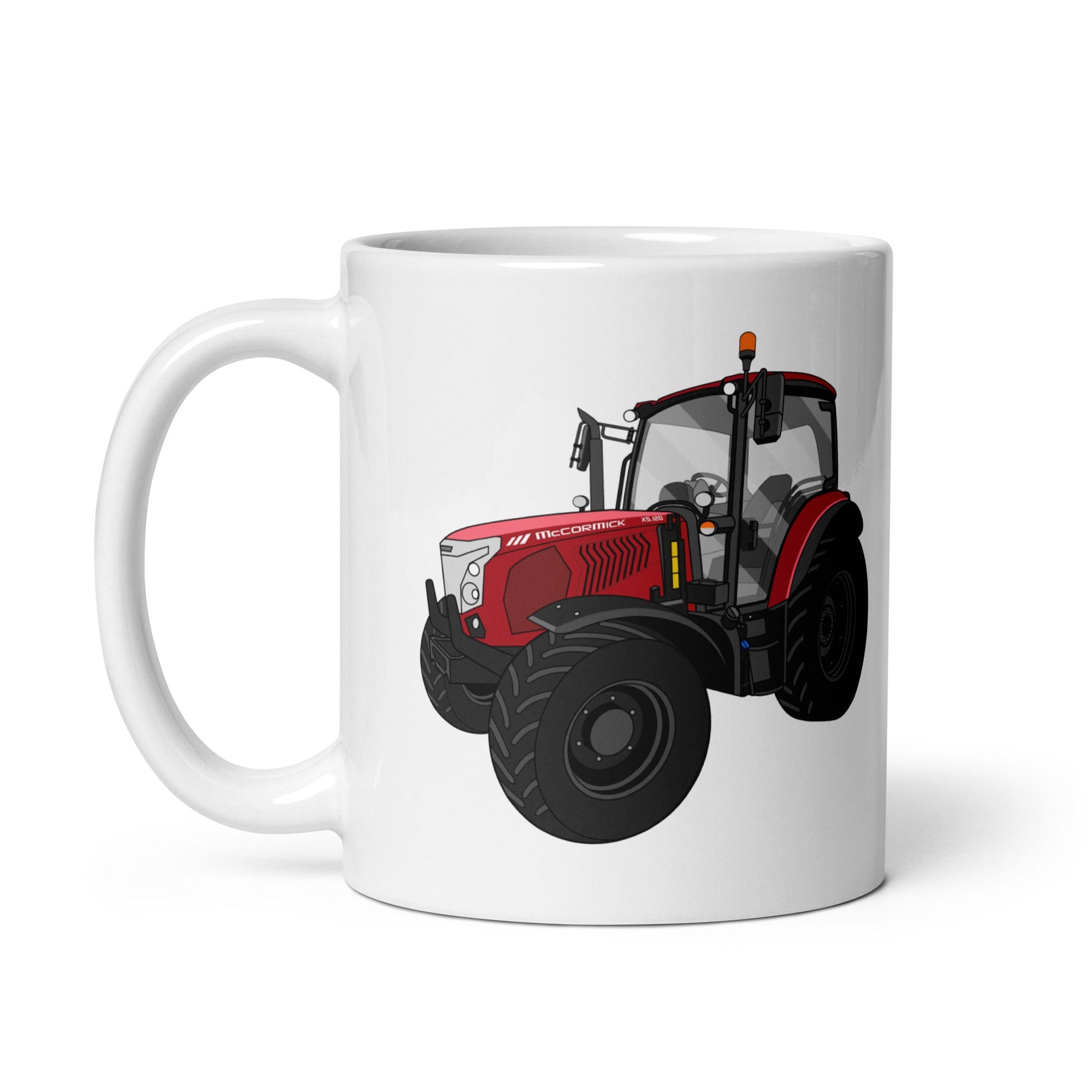 The Tractor Mugs Store McCormick X5 120 | White glossy mug Quality Farmers Merch