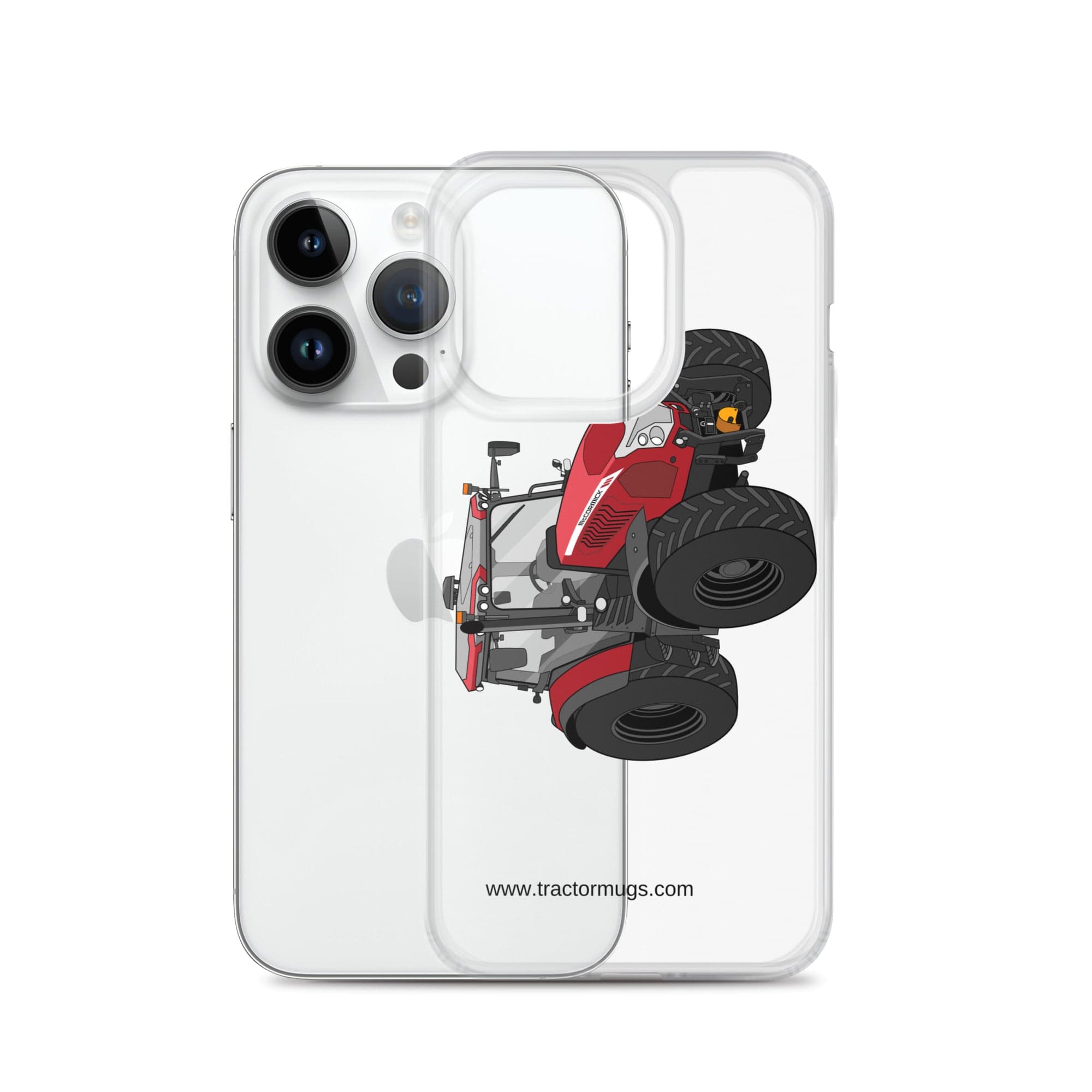 The Tractor Mugs Store McCormick X6 Vt Drive | Clear Case for iPhone® Quality Farmers Merch