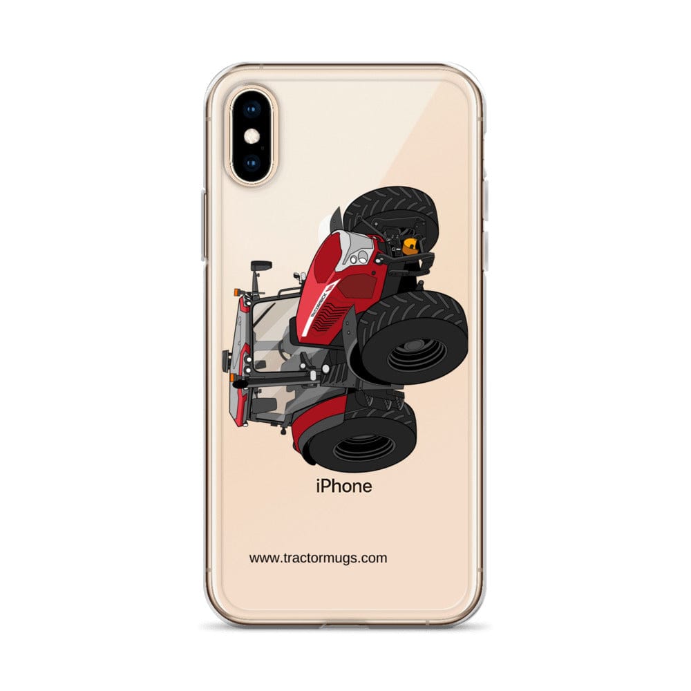 The Tractor Mugs Store McCormick X6 Vt Drive | Clear Case for iPhone® Quality Farmers Merch