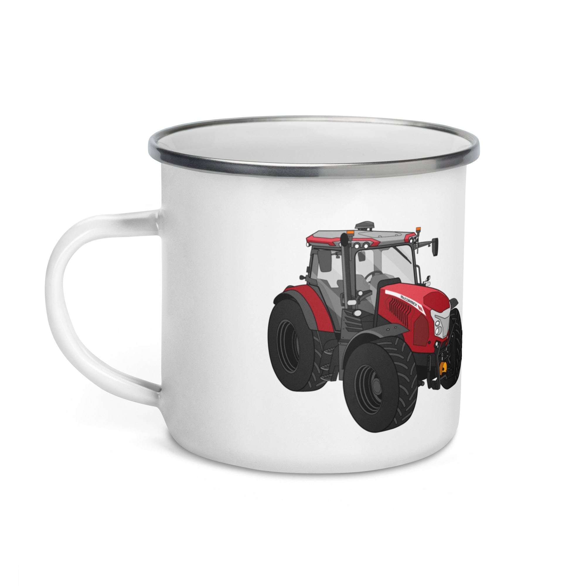 The Tractor Mugs Store McCormick X6 Vt Drive | Enamel Mug Quality Farmers Merch