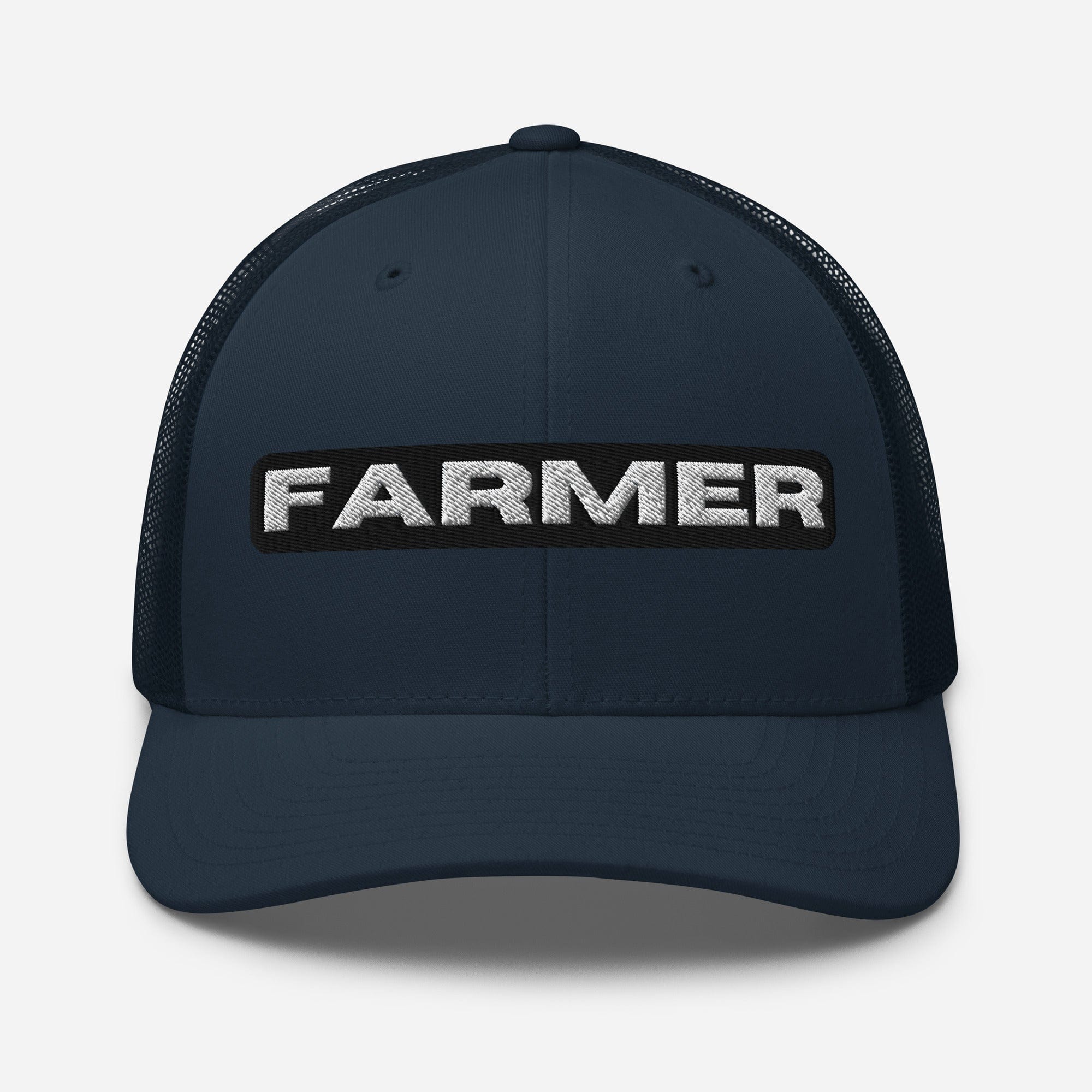 The Tractor Mugs Store Navy FARMER Trucker Cap Quality Farmers Merch