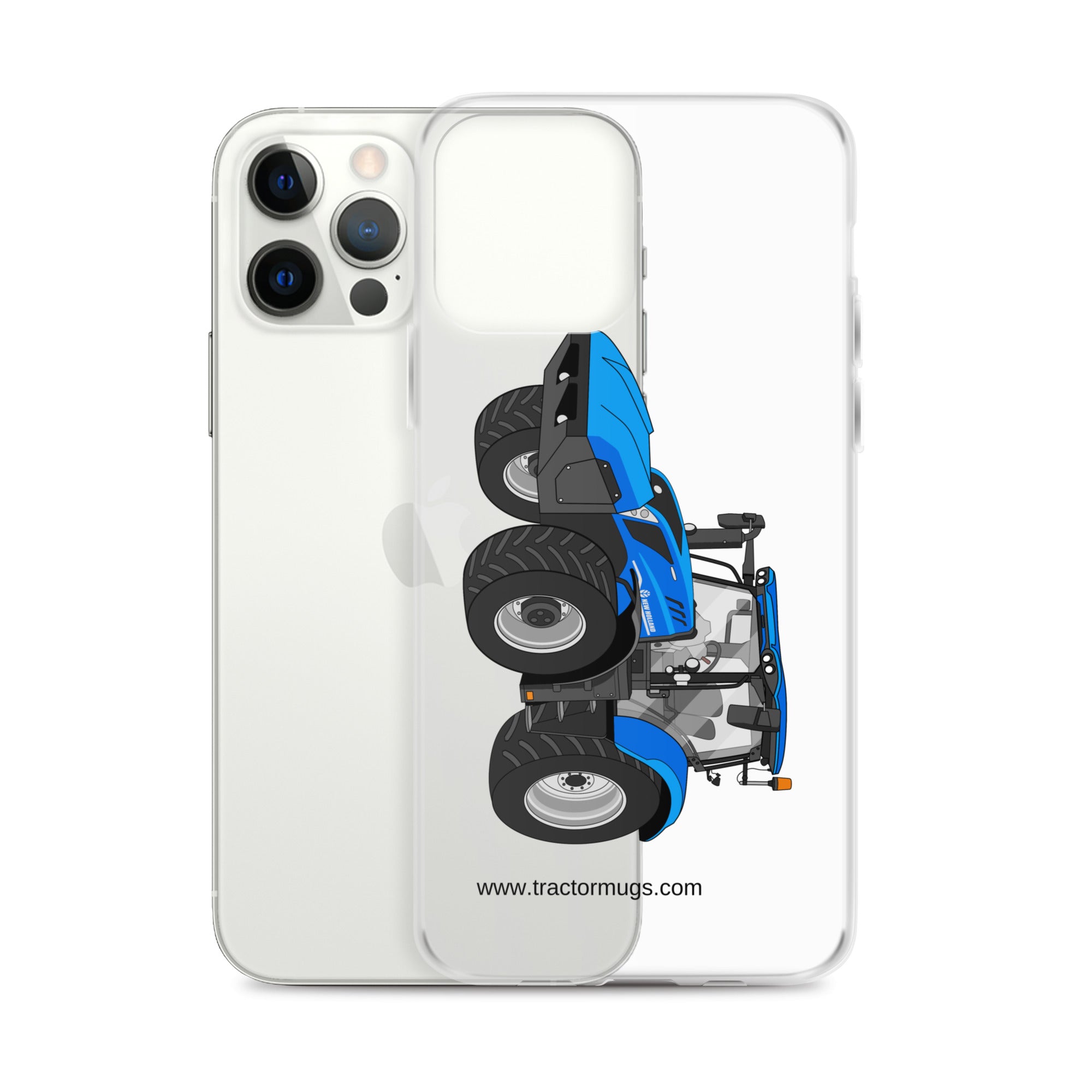 The Tractor Mugs Store New Holland T6 180 Methane | Clear Case for iPhone® Quality Farmers Merch