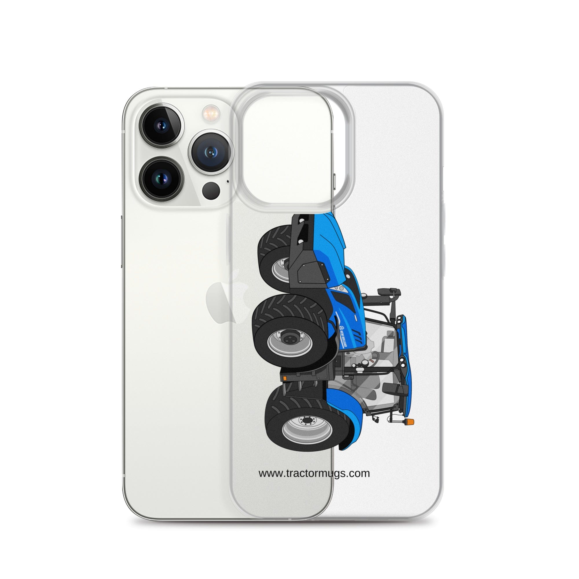 The Tractor Mugs Store New Holland T6 180 Methane | Clear Case for iPhone® Quality Farmers Merch