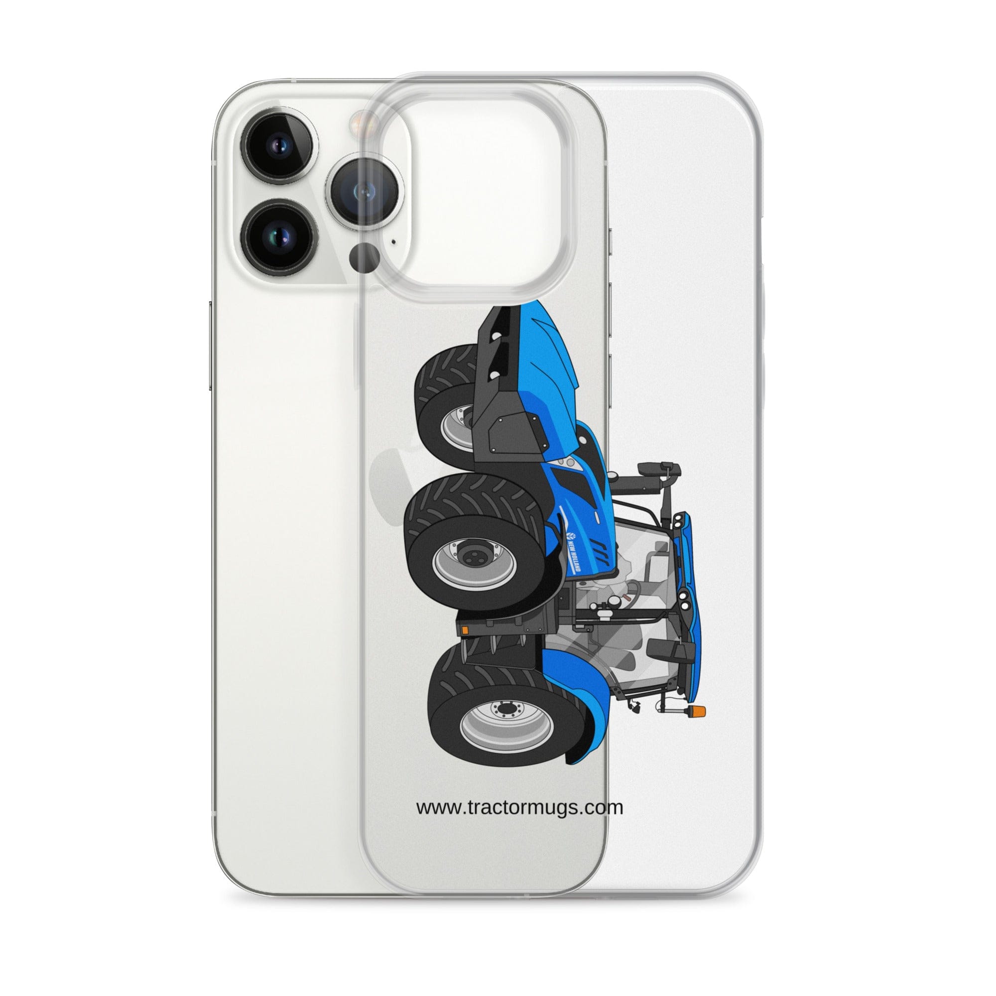 The Tractor Mugs Store New Holland T6 180 Methane | Clear Case for iPhone® Quality Farmers Merch