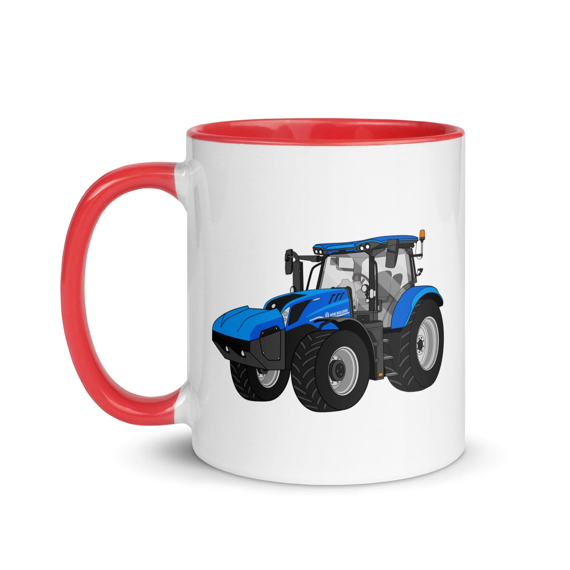 The Tractor Mugs Store New Holland T6 180 Methane | Mug with Color Inside Quality Farmers Merch