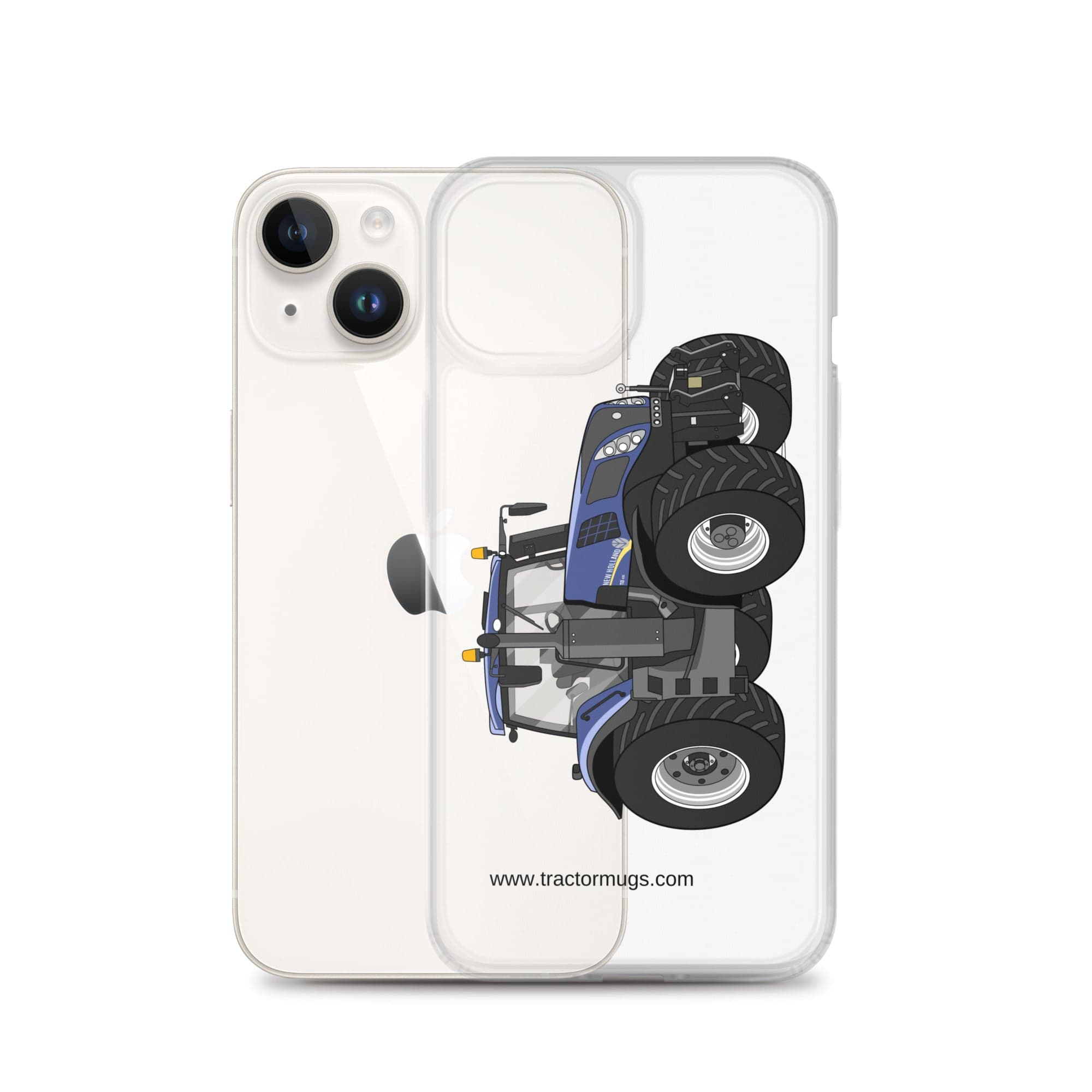 The Tractor Mugs Store New Holland T8 435 | Clear Case for iPhone® Quality Farmers Merch