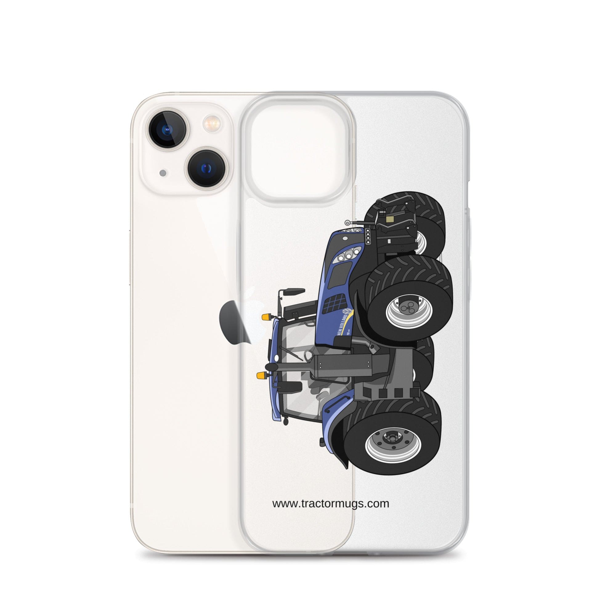 The Tractor Mugs Store New Holland T8 435 | Clear Case for iPhone® Quality Farmers Merch