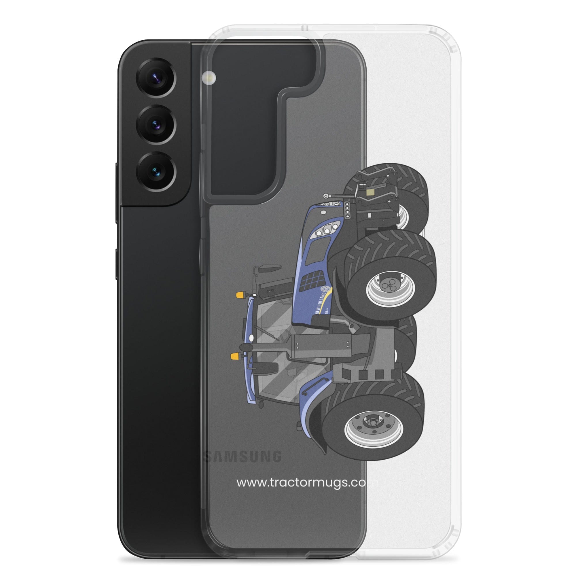 The Tractor Mugs Store New Holland T8 435 | Clear Case for Samsung® Quality Farmers Merch