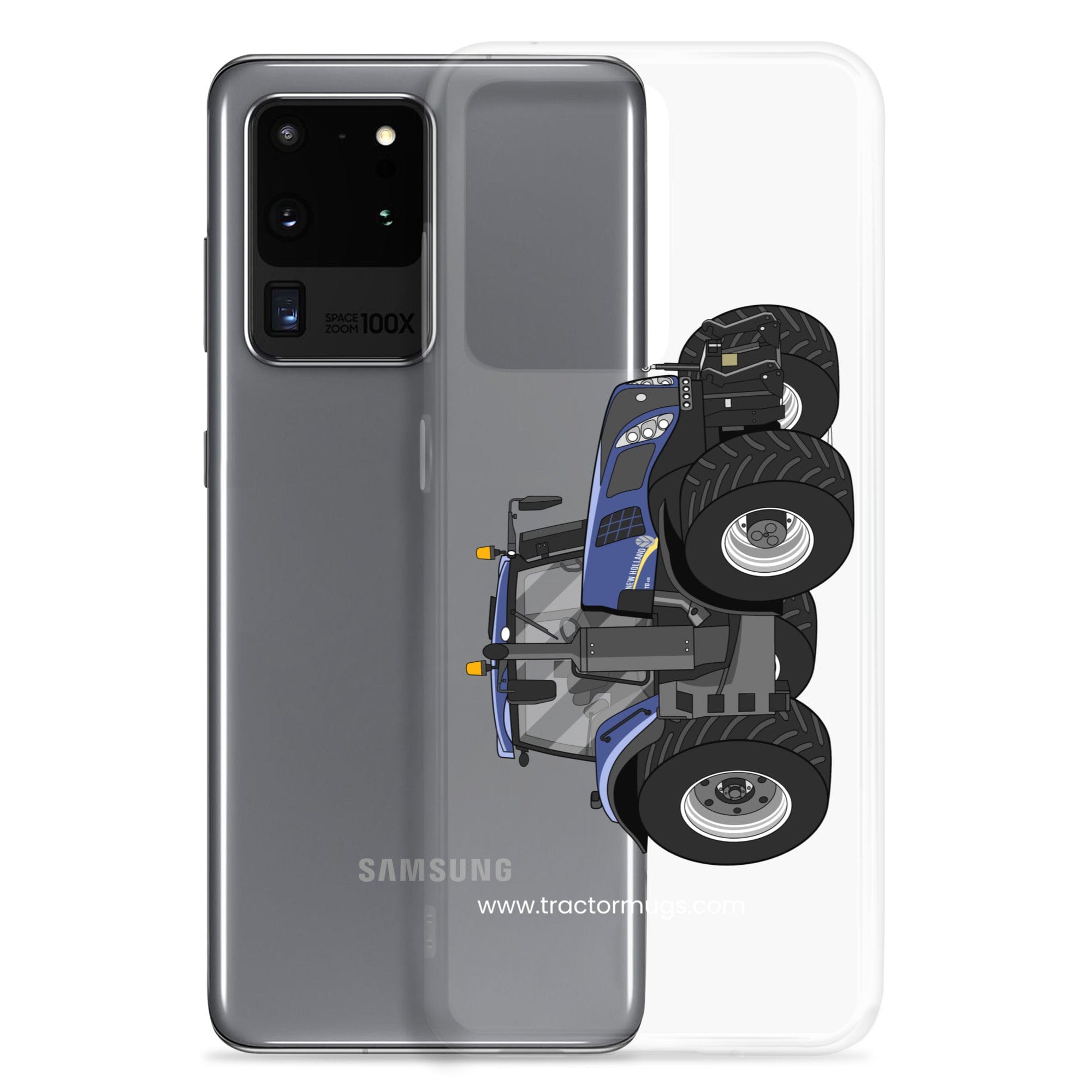 The Tractor Mugs Store New Holland T8 435 | Clear Case for Samsung® Quality Farmers Merch